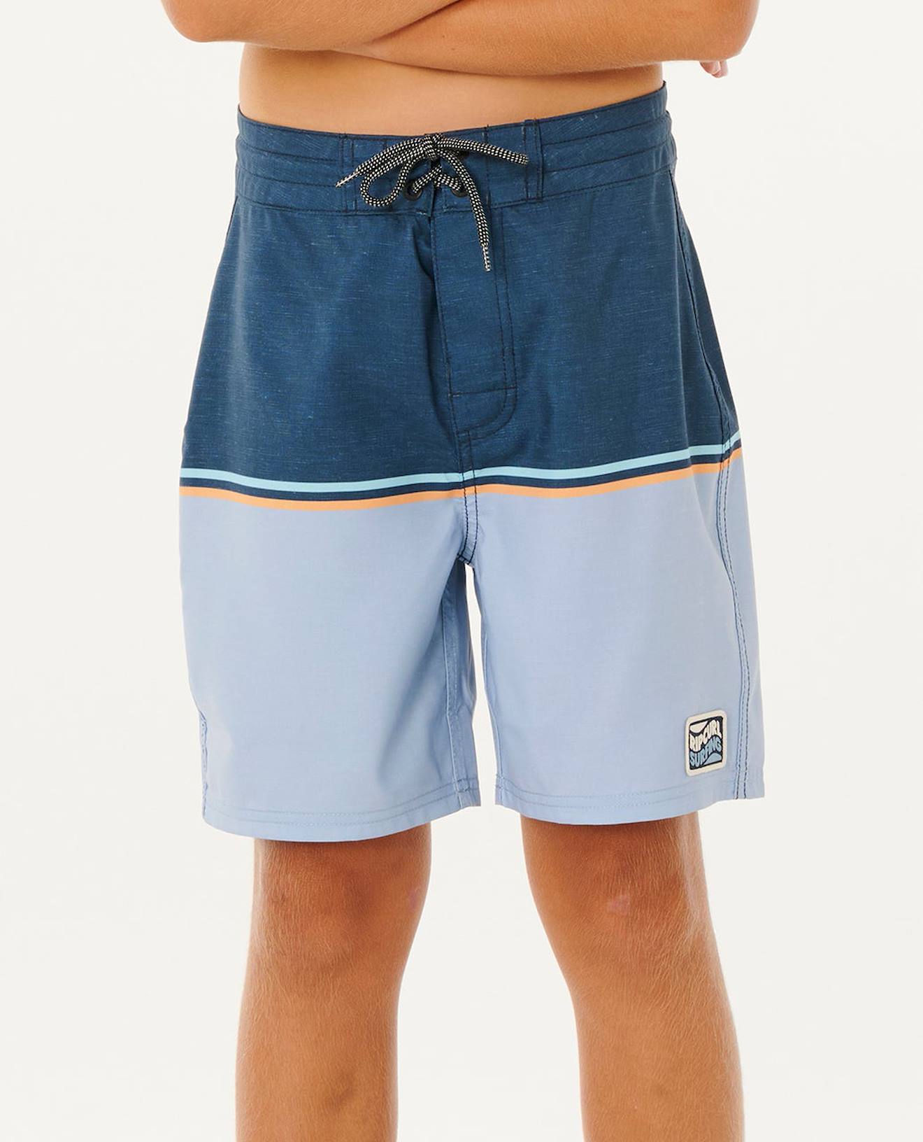 Short De Bain Boardshort Enfant Streamline Stripe 15 Marine