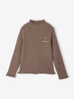 Sous-pull fille tricot  - vertbaudet enfant