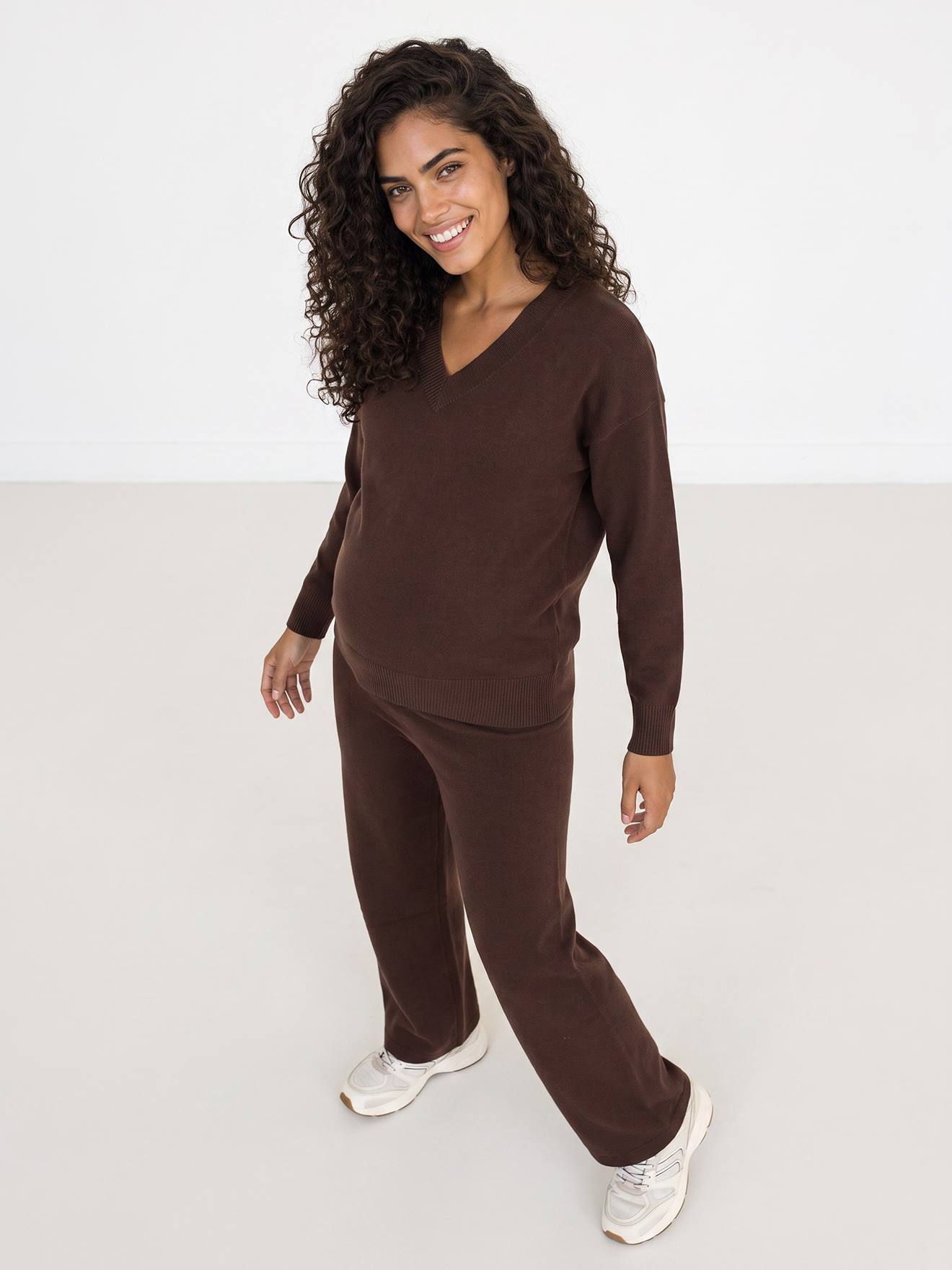 Ensemble pantalon grossesse chocolat