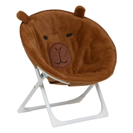Fauteuil pliant capybara - falten Marron 2 - vertbaudet enfant 