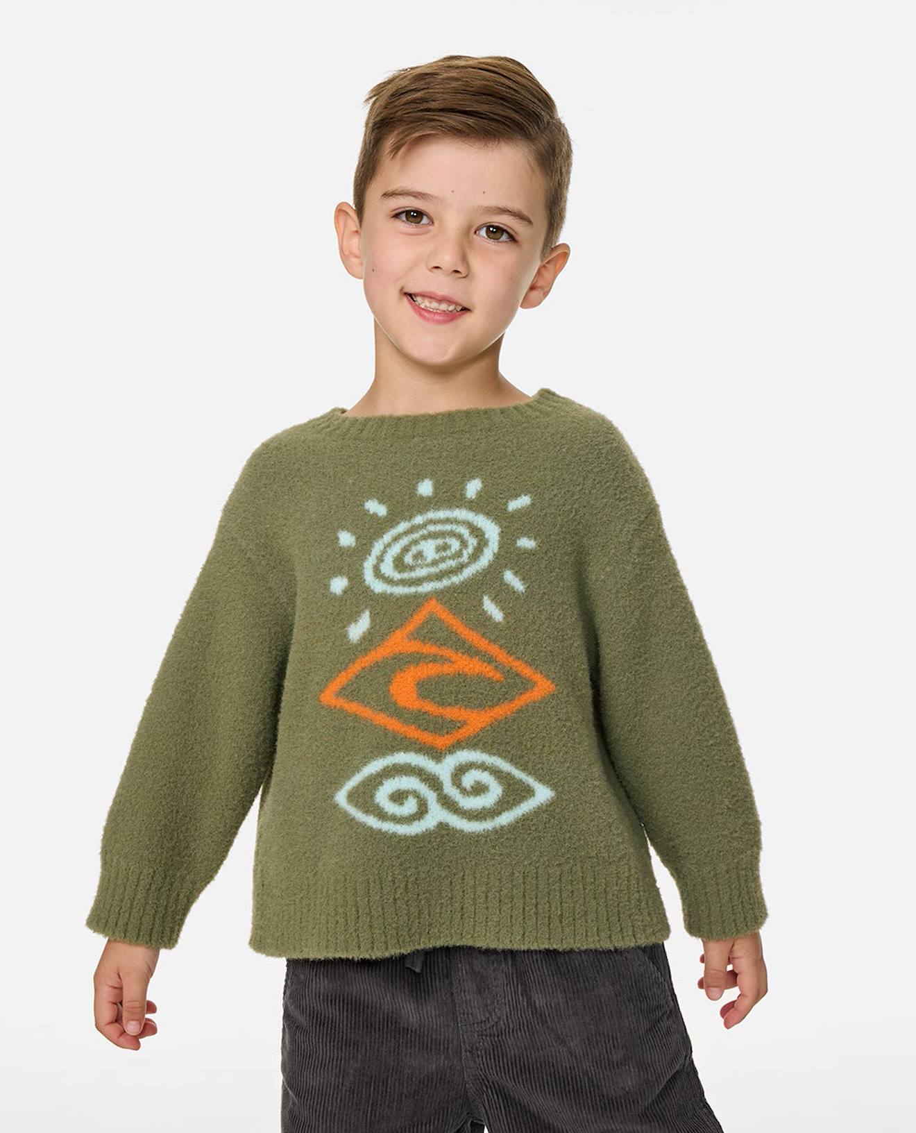 Pull Ride The Wave Knit Garçon Vert Surplus Pull Ride The Wave Knit Garçon Vert Surplus
