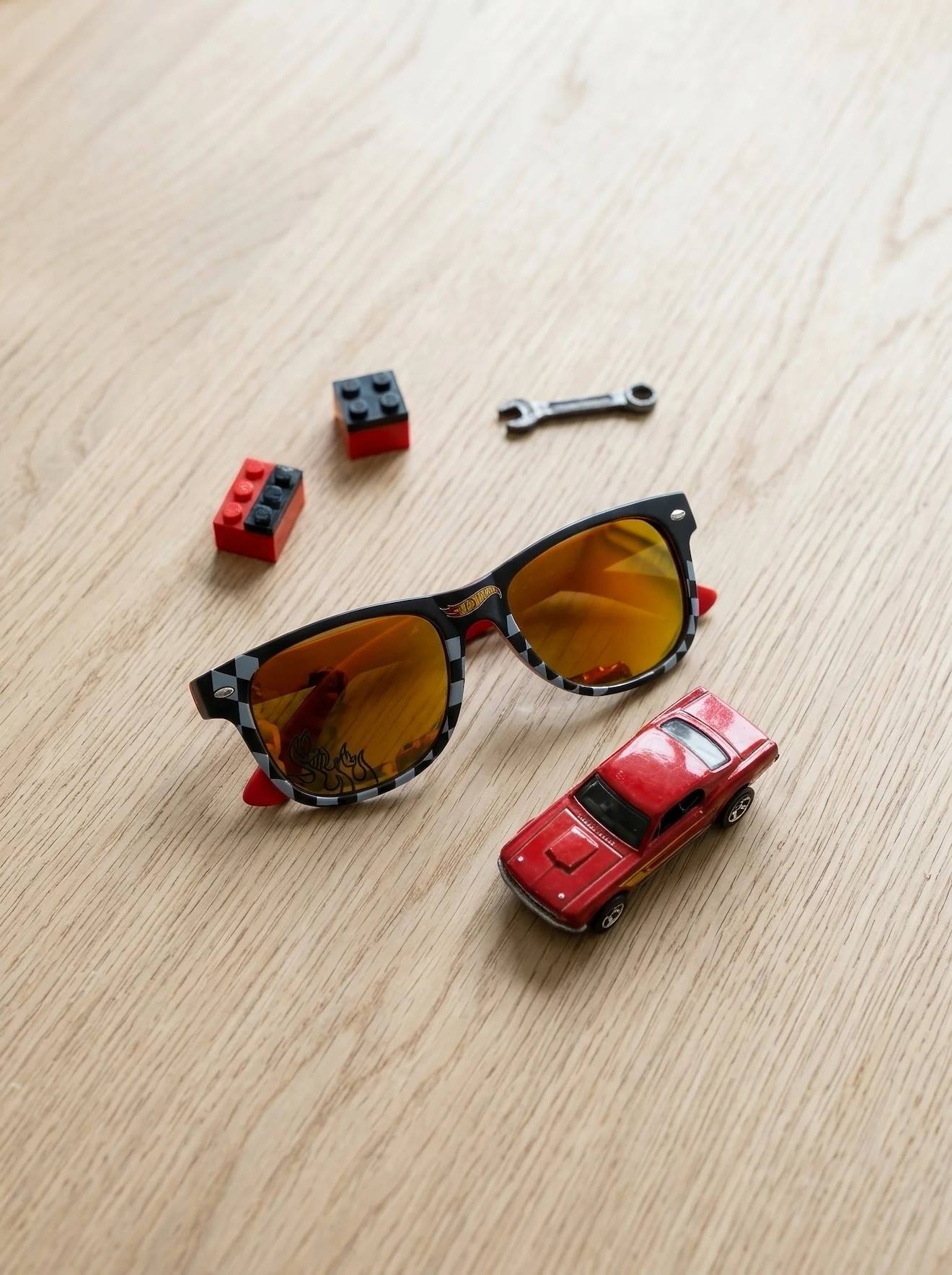 Lunettes De Soleil Hot Wheels Enfant Monture Rectangulaire 4-8ans Multicolore