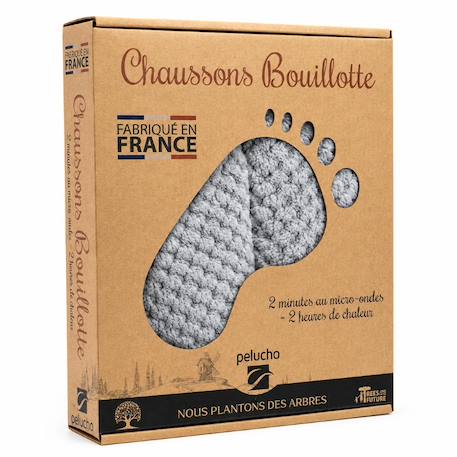 Chaussons chauffants - du 36 au 42 Beige+Bordeaux+Caramel+Céleste+Corail+Gris+Gris pailleté+Lavande+Noir+Prune+Rose+Vert pastel 28 - vertbaudet enfant 