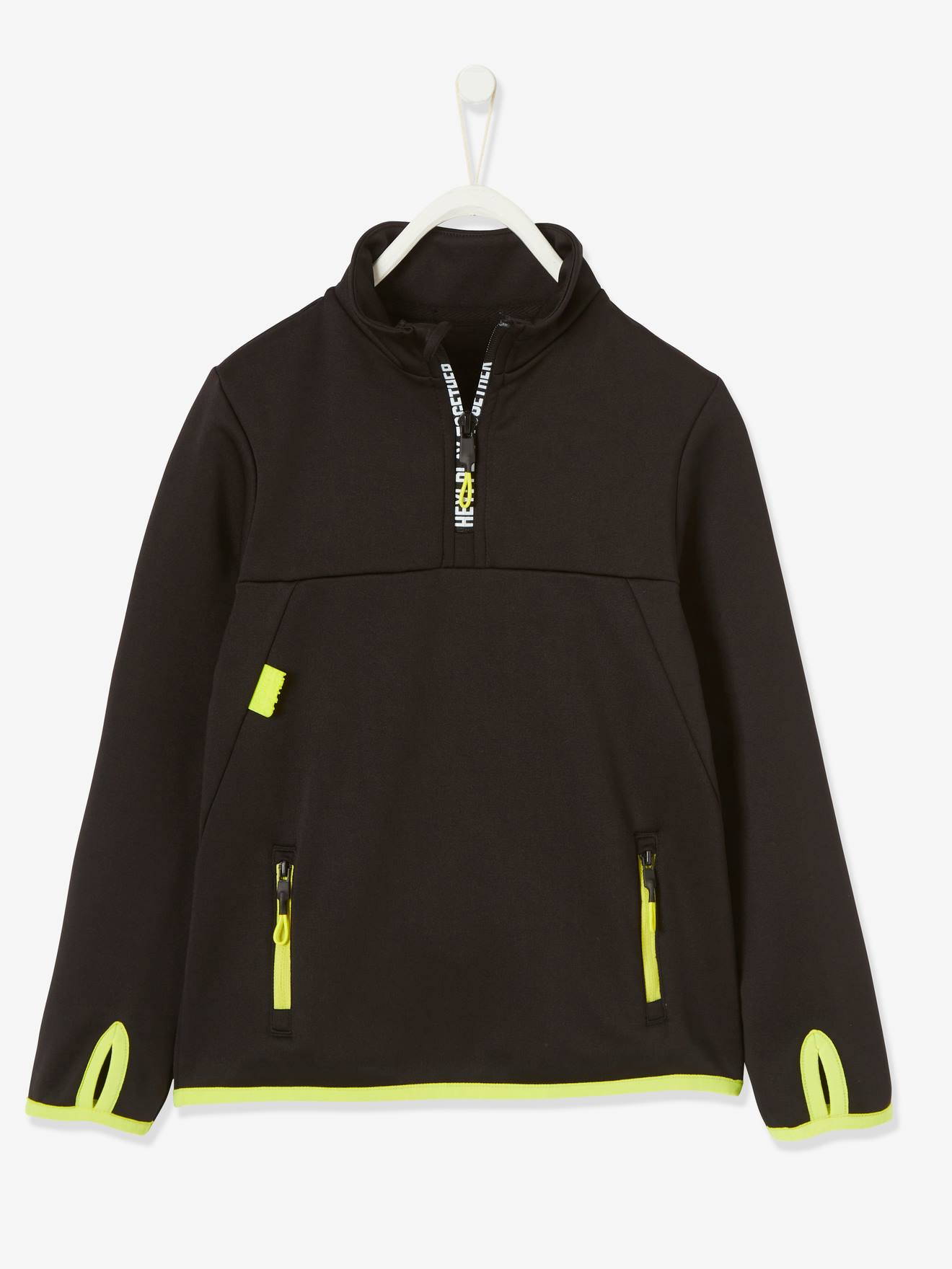 sweat zippé col montant garcon sweat zippé col montant garcon