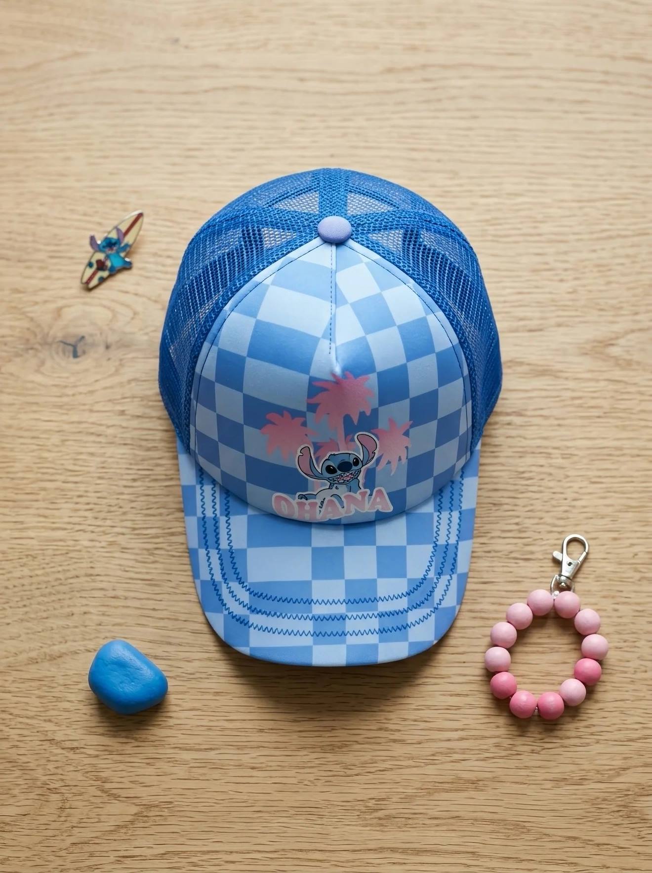Casquette Stitch Enfant Réglable Résistante À L'eau 4 - 10 Ans Bleu