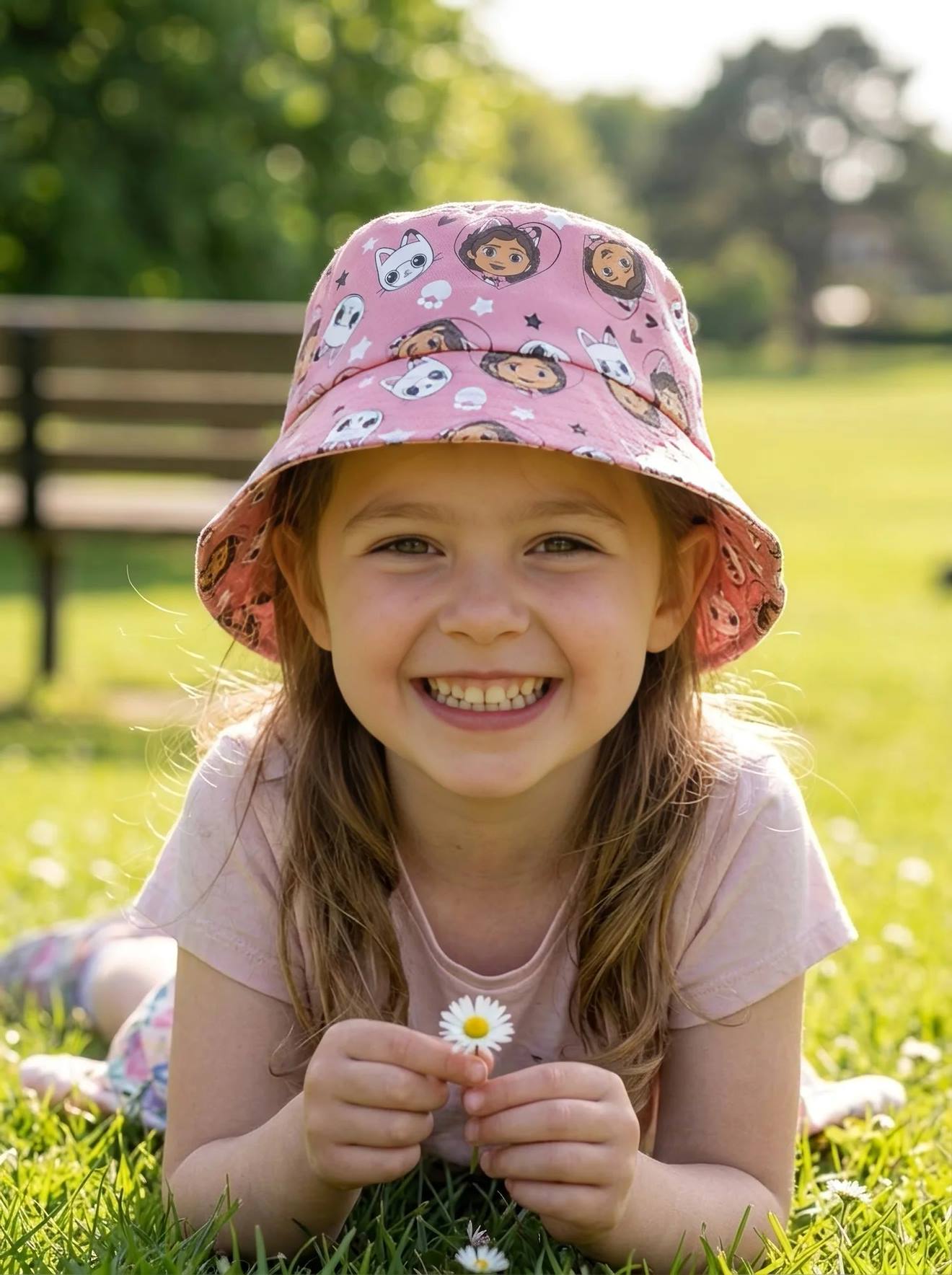Bob De Pêcheur Gabby's Dollhouse Fille 3 - 6 Ans Rose Bob De Pêcheur Gabby's Dollhouse Fille 3 - 6 Ans Rose