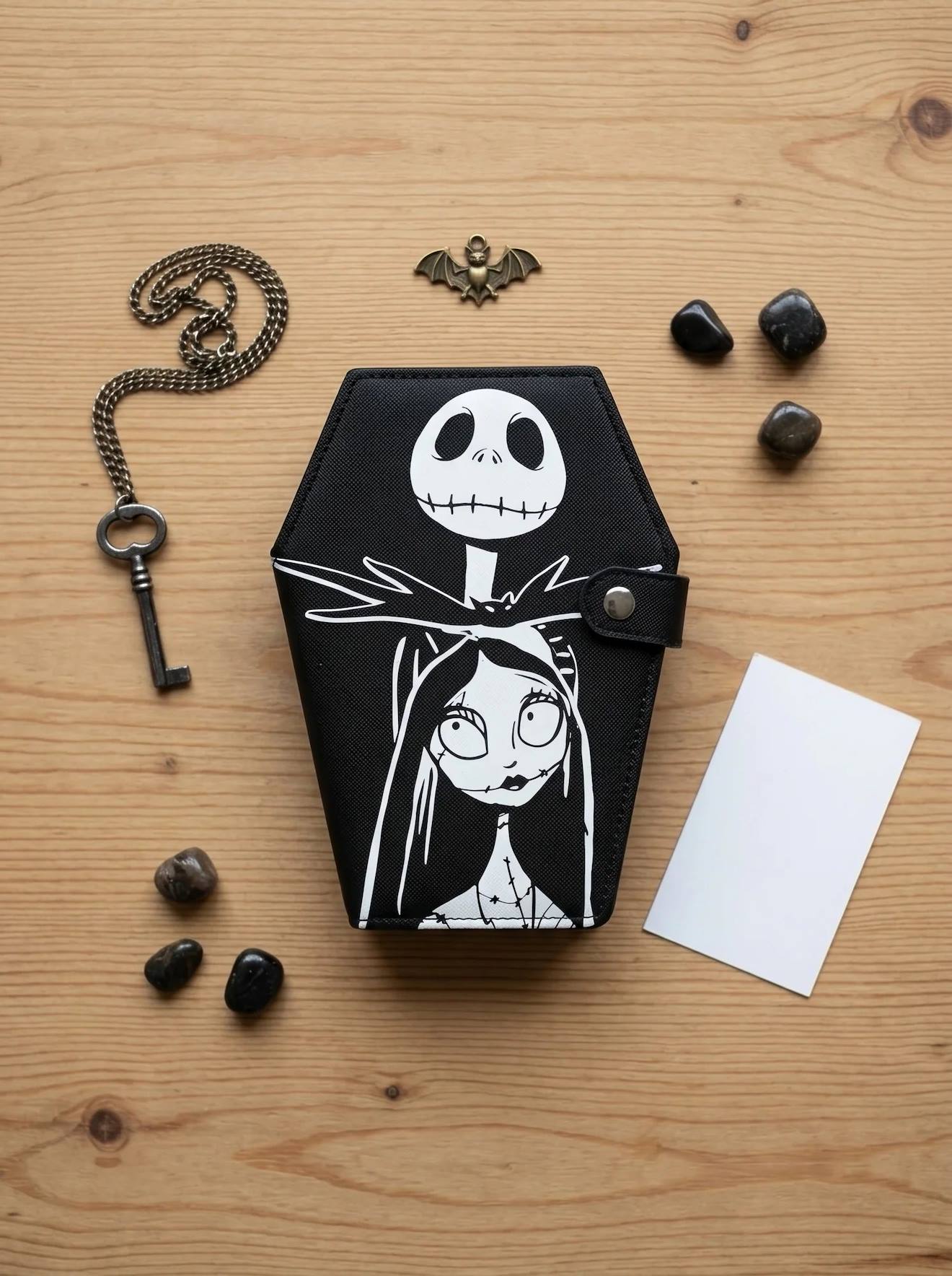 Portefeuille Jack Et Sally L'étrange Noël De Mr Jack Noir