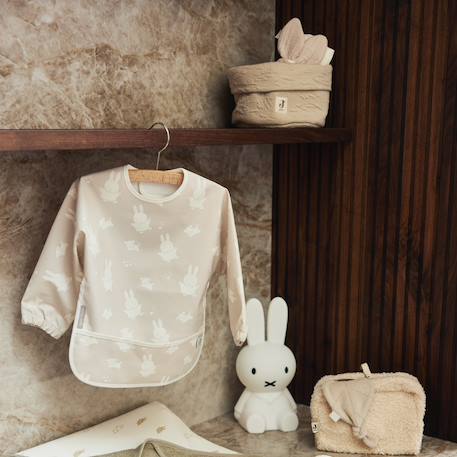 Bavoir à manches imperméable Beige, blanc+Blanc, marron clair+Blanc, rose, bleu+Bleu, blanc+Rose tendre+Vert, blanc 2 - vertbaudet enfant 