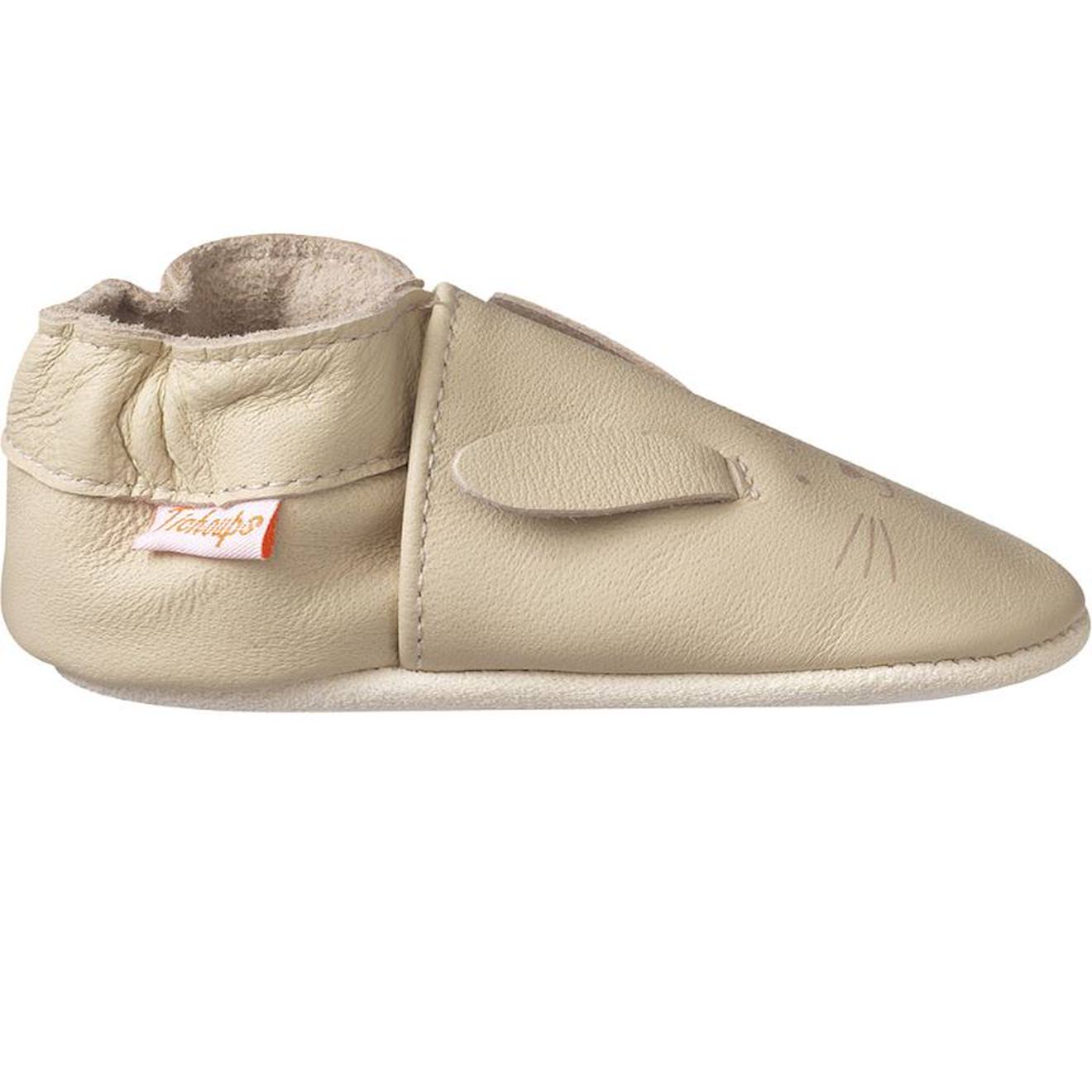 Chaussons Cuir Souple Marcelin Le Lapin Beige Chaussons Cuir Souple Marcelin Le Lapin Beige