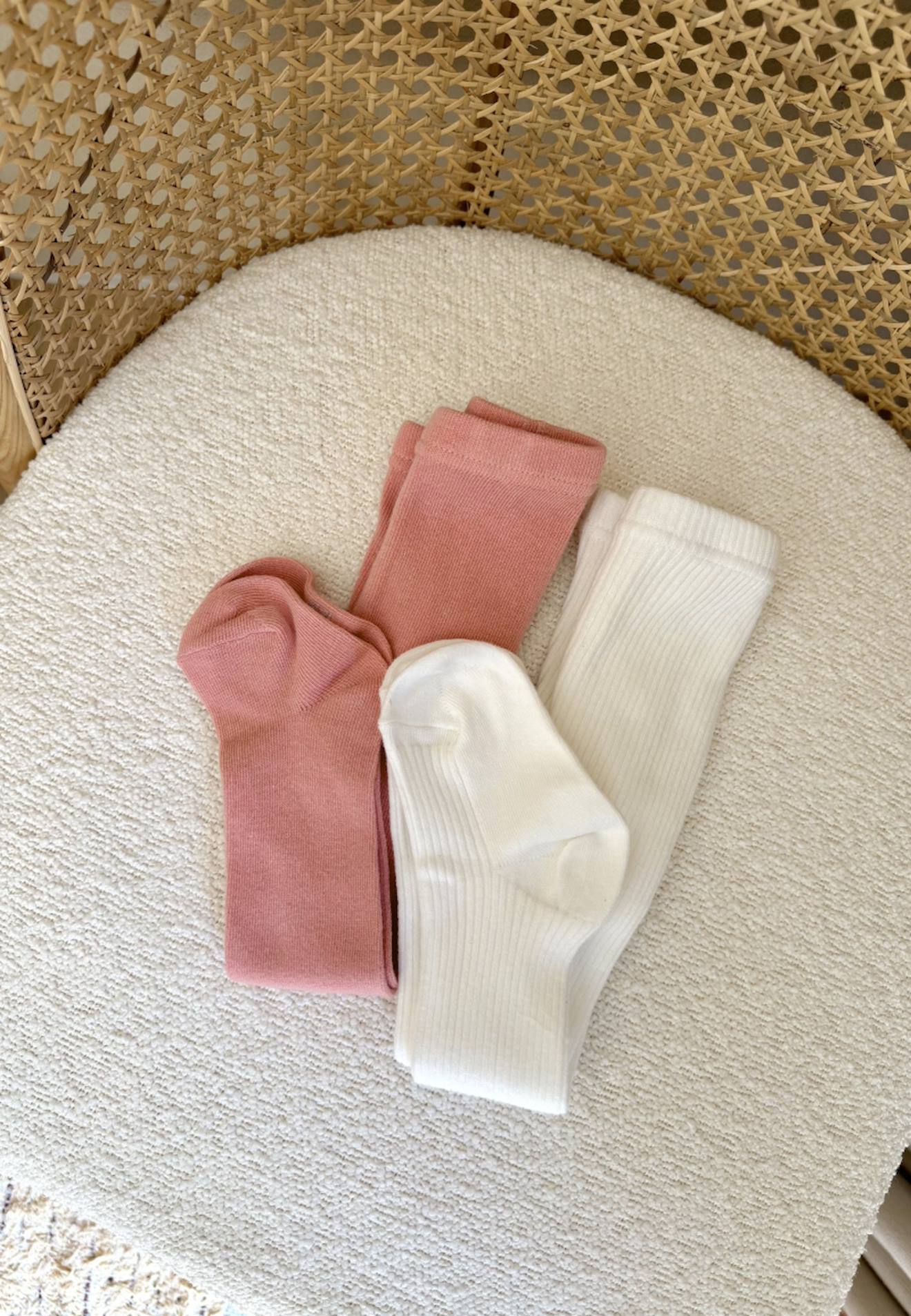 Lot De 2 Paires De Collants Enfant Cléo Rose