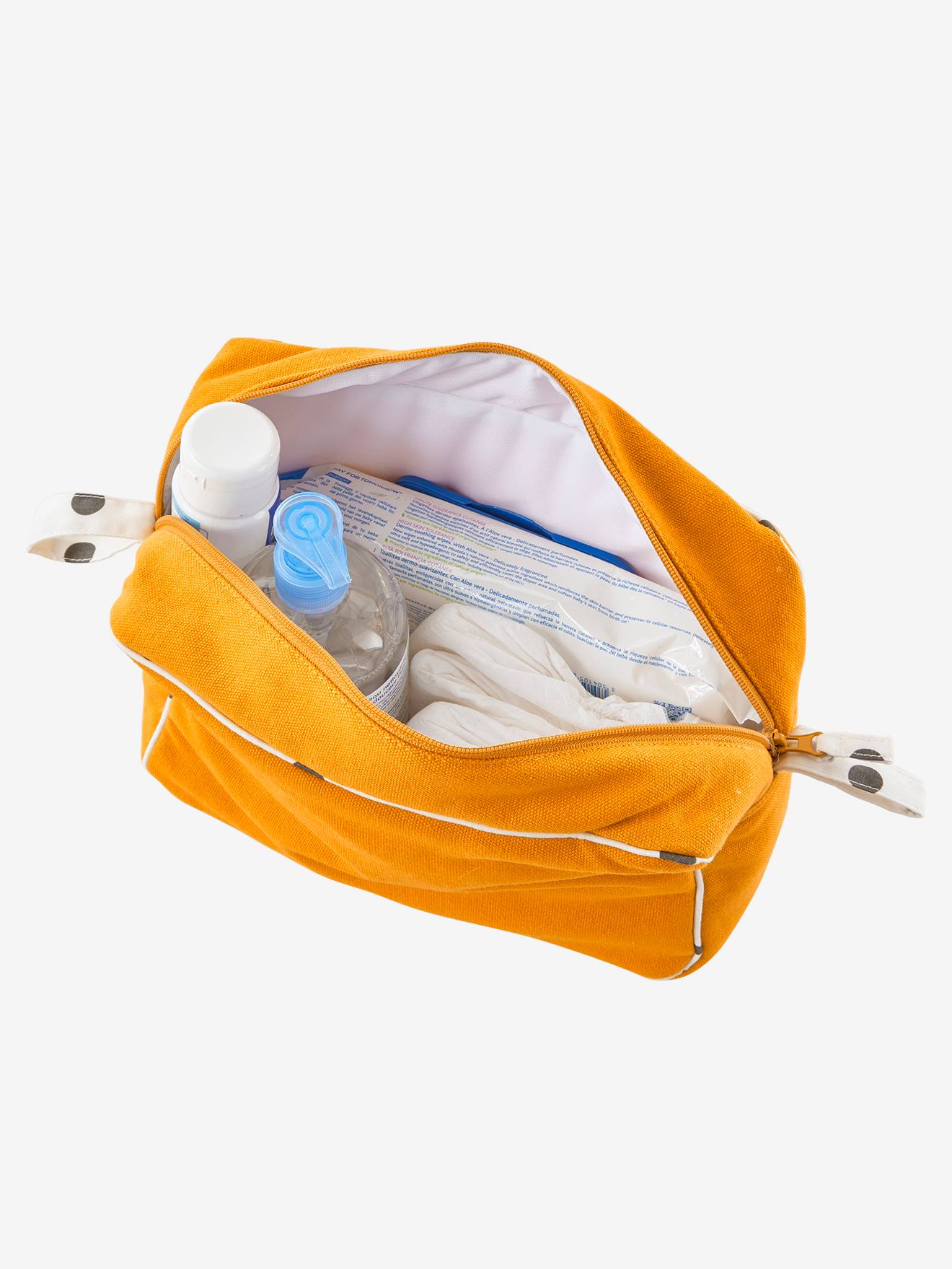 Trousse De Toilette Personnalisable Moutarde Vertbaudet