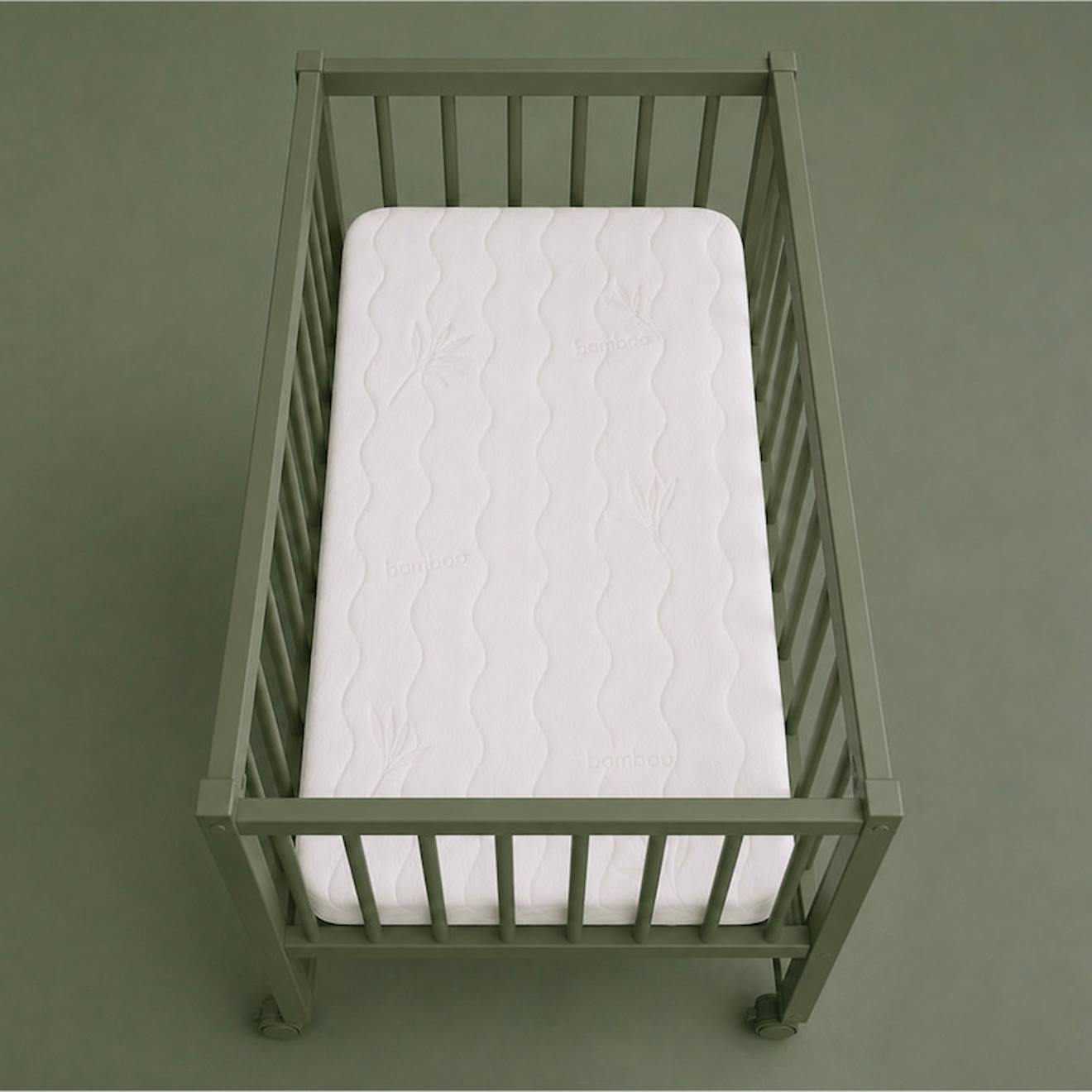 Matelas Cododo Bamboo Forme Rectangulaire Blanc (babysom) - Image 1