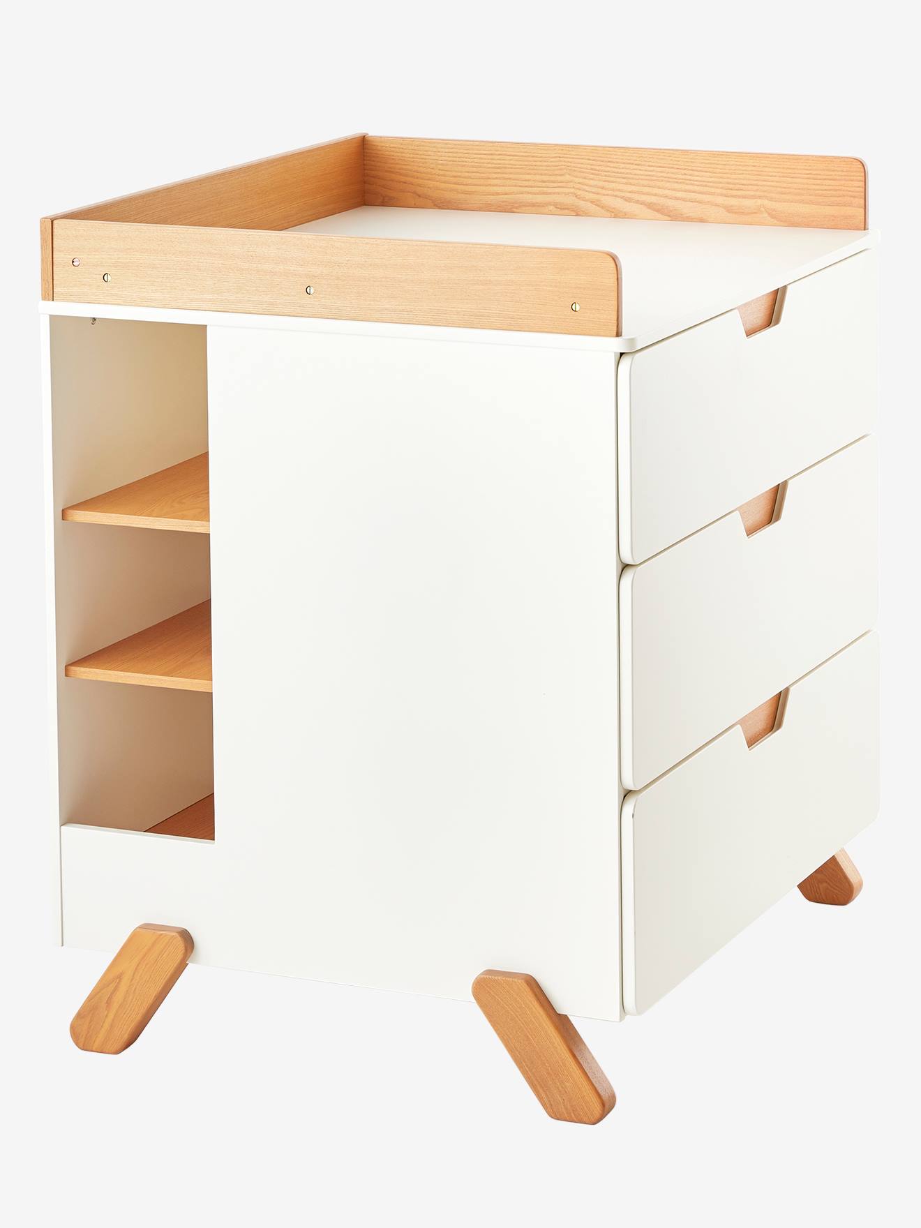 Commode à langer LIGNE PIROUETTE blanc - bois (Vertbaudet) - Image 2
