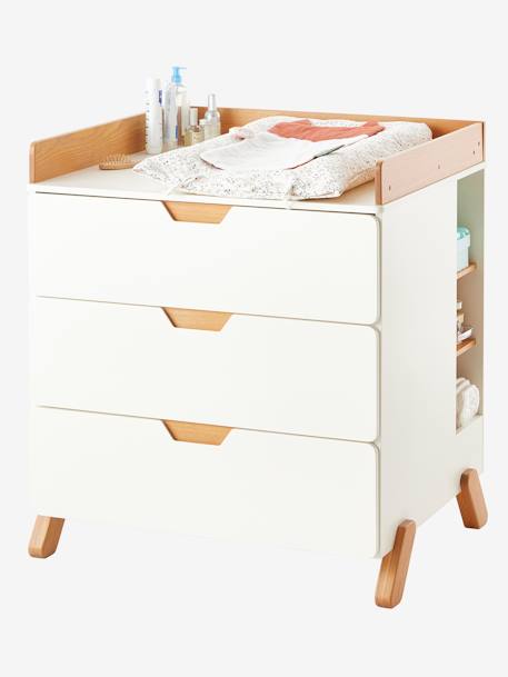 Vertbaudet - Commode à langer LIGNE PIROUETTE blanc - bois