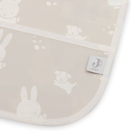 Bavoir à manches imperméable Beige, blanc+Blanc, marron clair+Blanc, rose, bleu+Bleu, blanc+Rose tendre+Vert, blanc 4 - vertbaudet enfant 