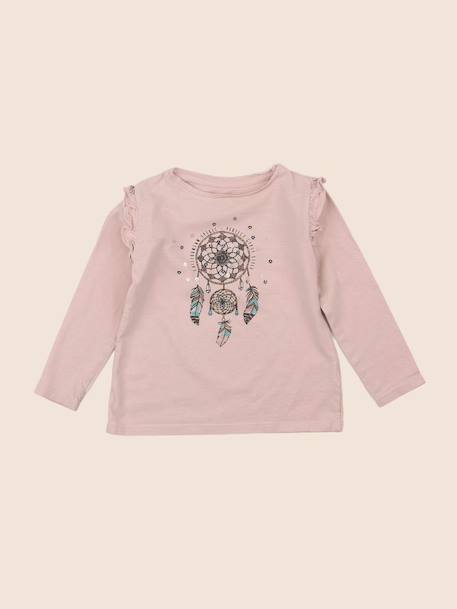 Tee-shirt - 4 ans Rose 1 - vertbaudet enfant 