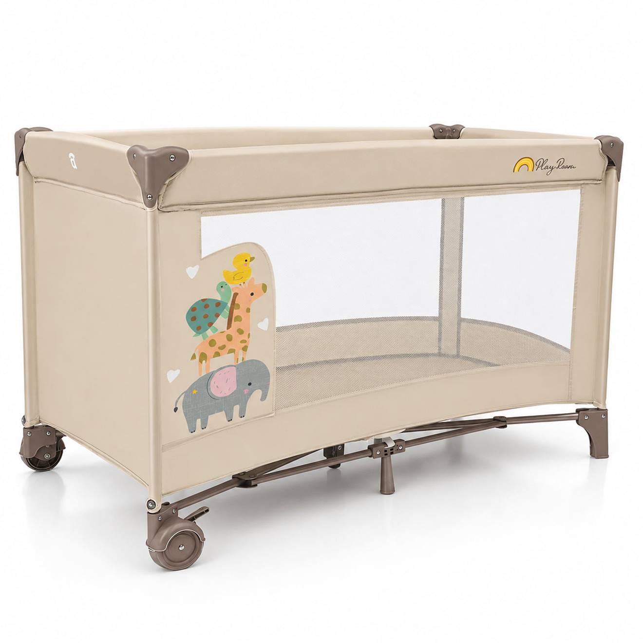 Lit De Voyage Smooth Animalia Beige