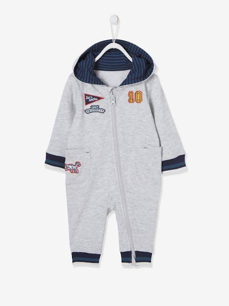 Combinaison Bebe Garcon En Molleton Gris Clair Chine Vertbaudet Combinaison Bebe Garcon En Molleton Gris Clair Chine Vertbaudet