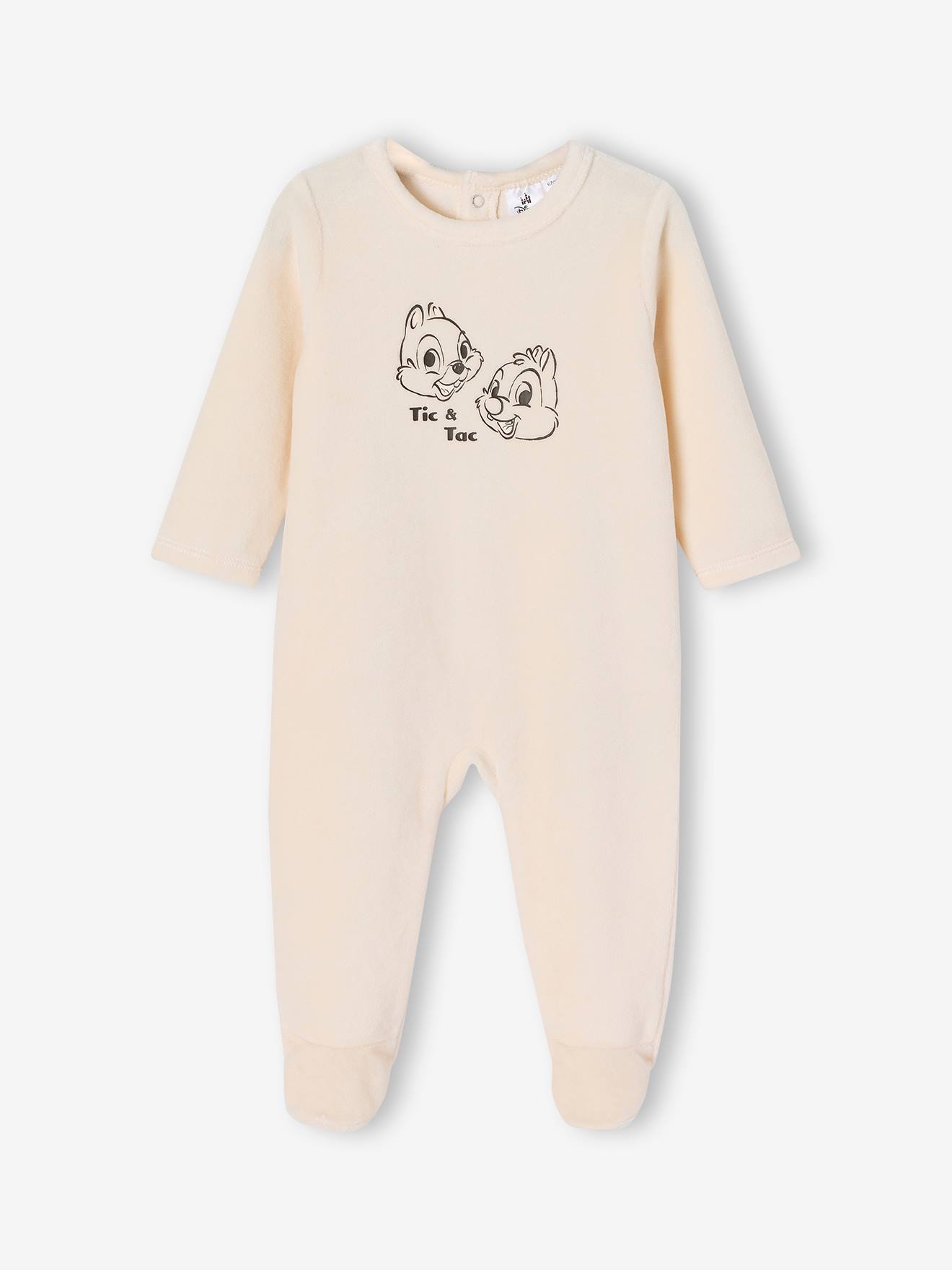 Lot de 2 pyjamas bébé Disney Tic et Tac beige