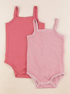 Lot de 2 bodies en coton - 36 mois  - vertbaudet enfant