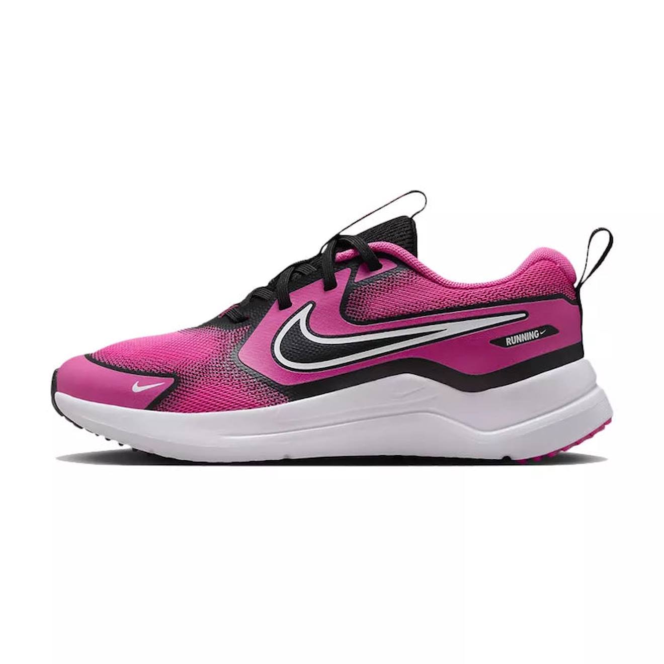 Baskets Enfant Fushia/blanc