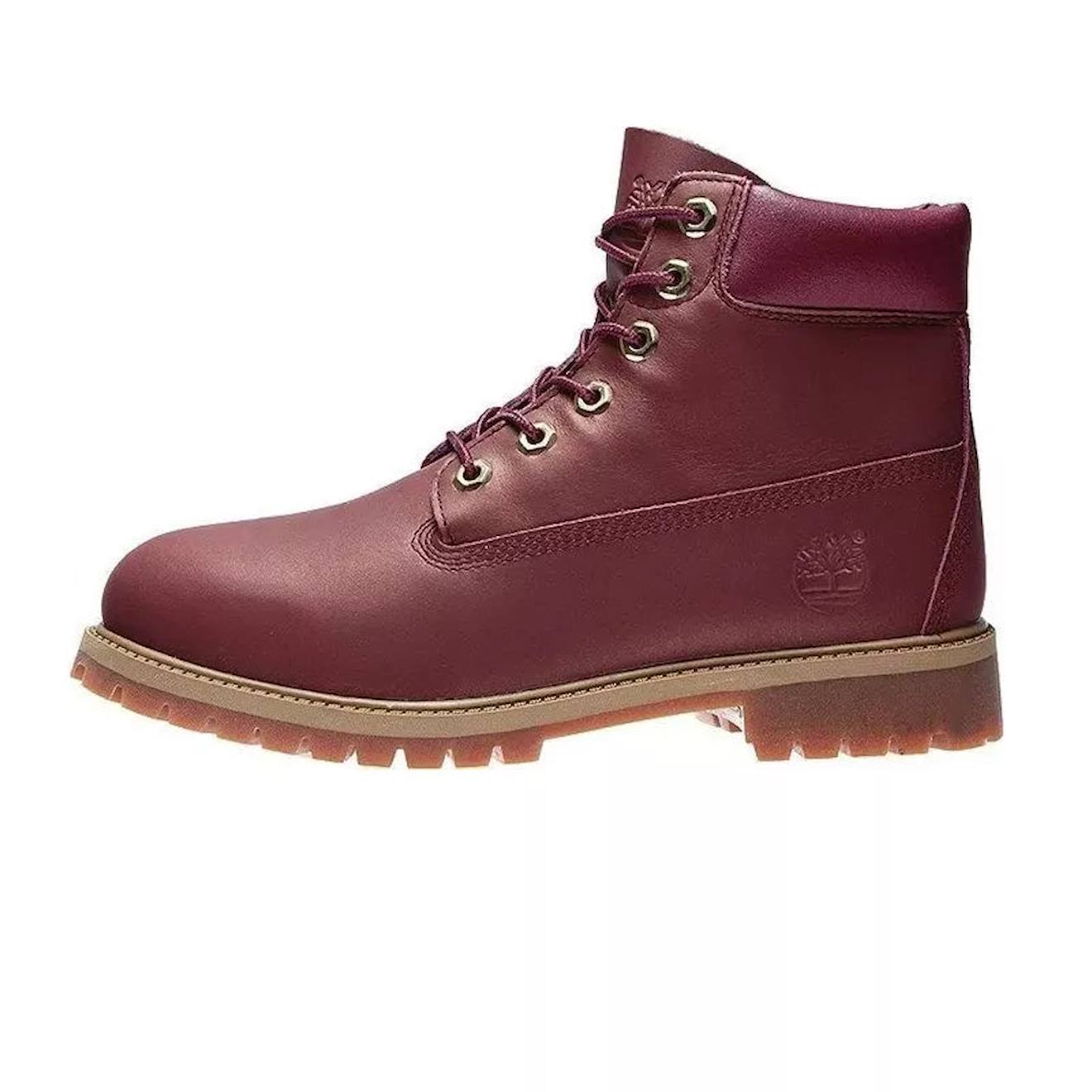 Boots Garçon En Cuir Violet