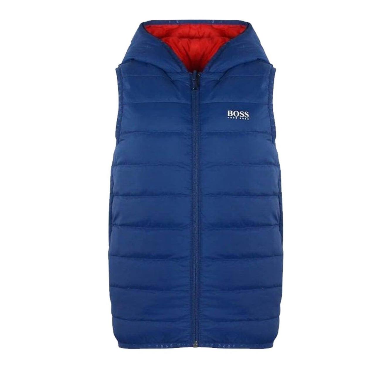 Doudoune Enfant Bleu Marine, Rouge