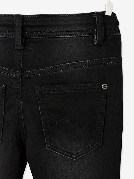 Pantalon droit confort en molleton effet denim garçon denim black+DENIM BLUE BLACK+stone 6 - vertbaudet enfant 
