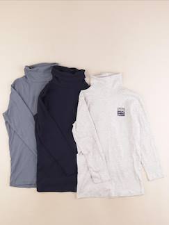 Seconde main-Garçon-T-shirt, polo, sous pull-Lot de 3 sous-pulls - 10 ans