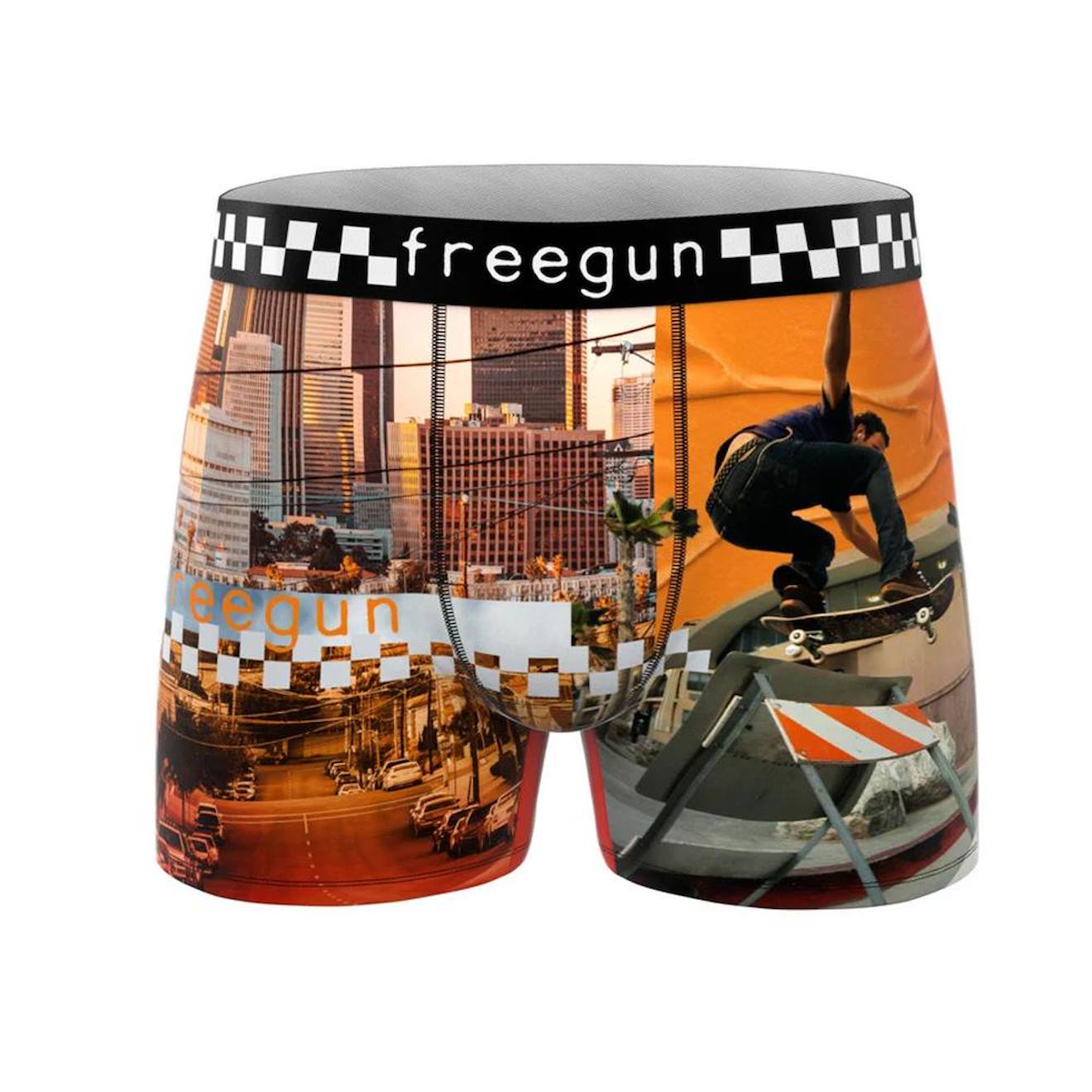 Boxer Garçon Skate Noir