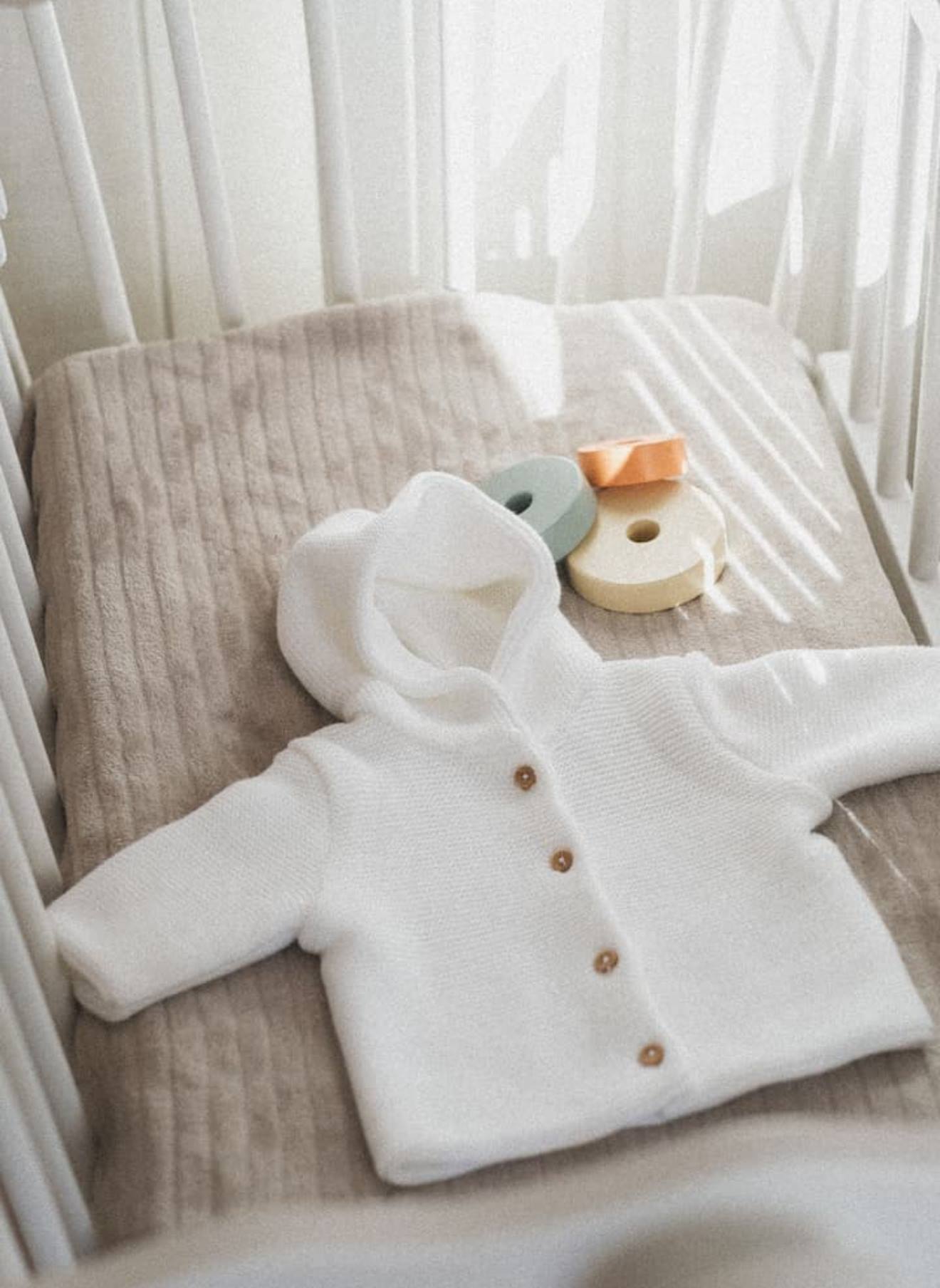 Paletot En Coton Bébé Blanc