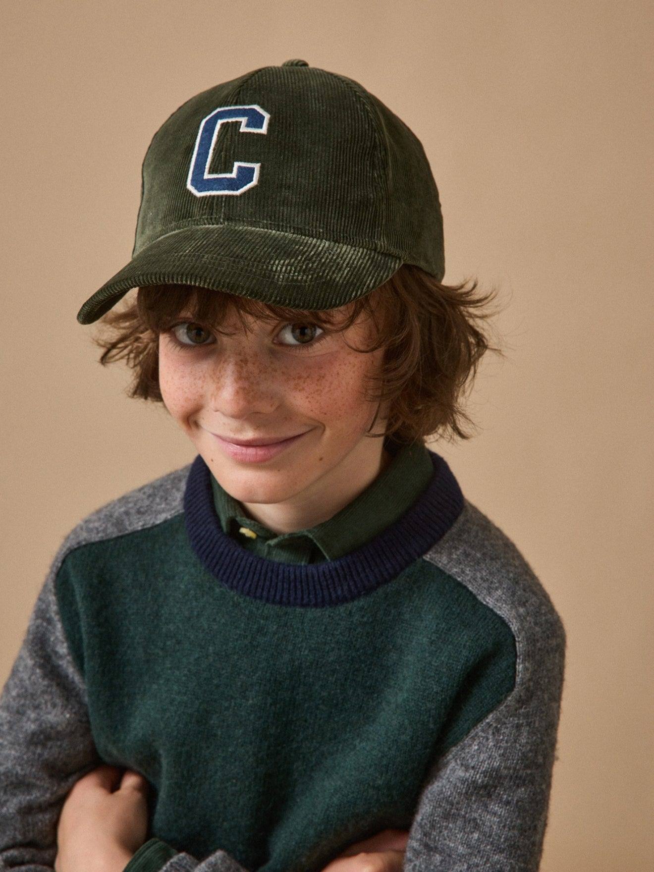 Casquette En Velours Adulte Et Enfant Kaki