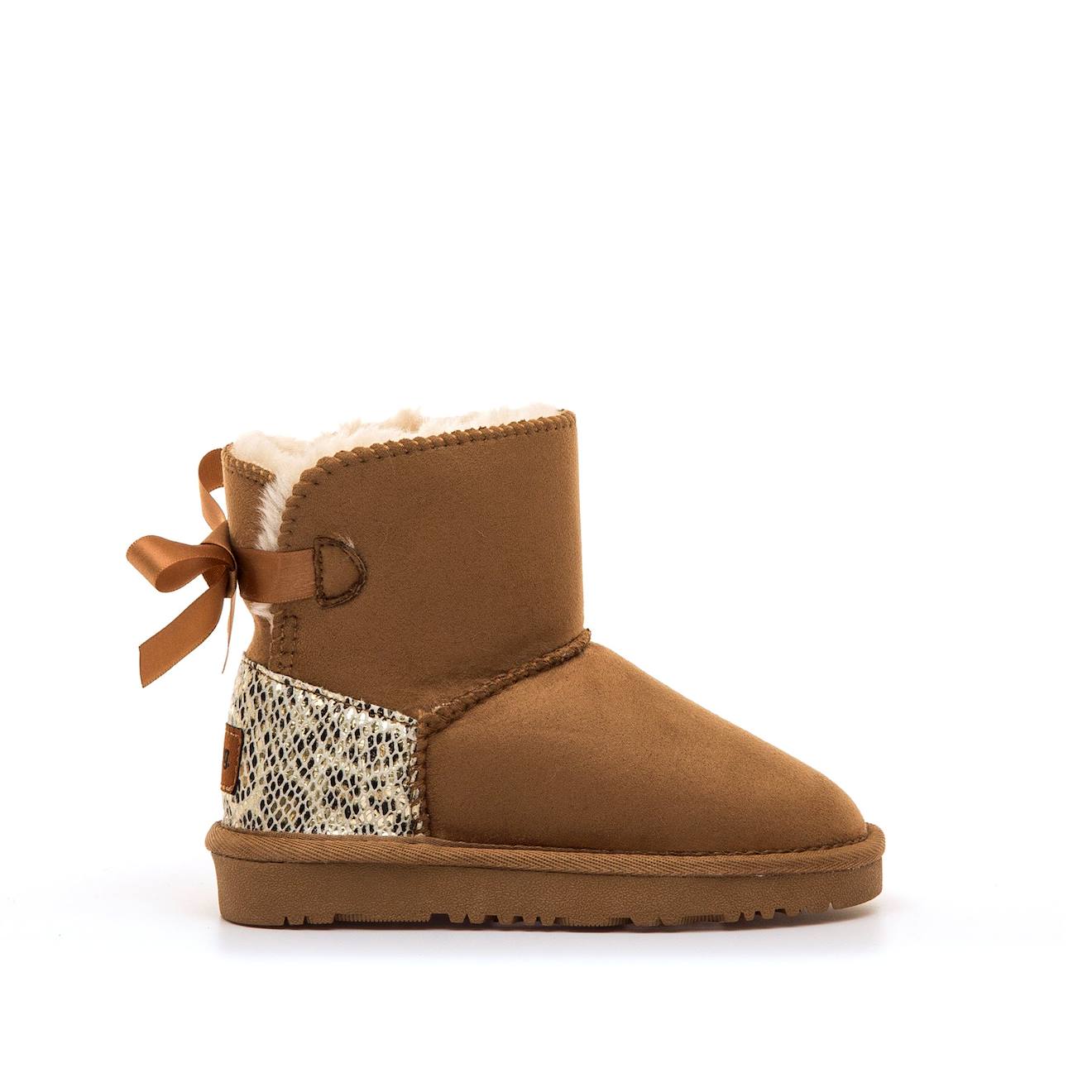 Bottines Filles Fourrée Camel