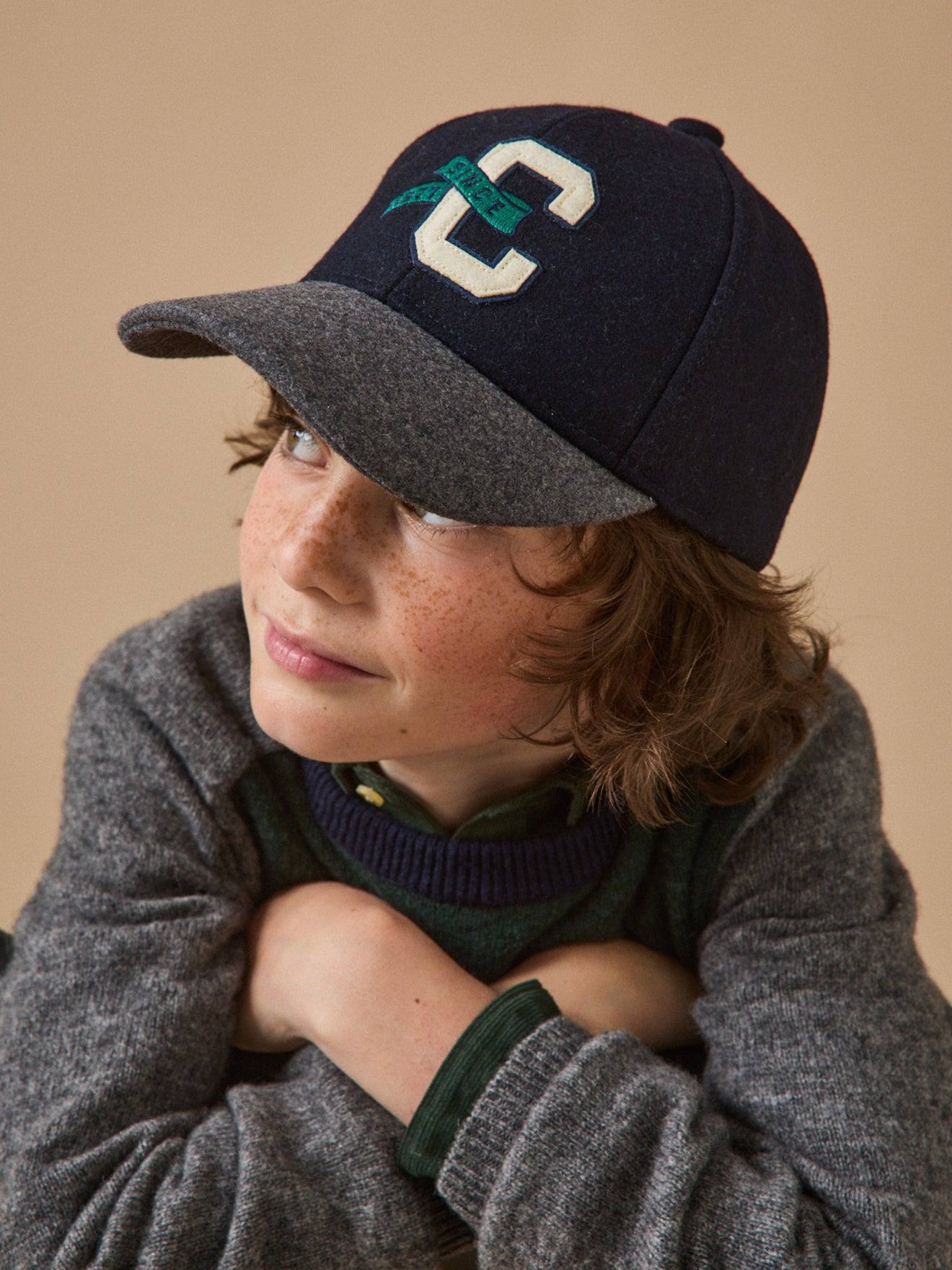 Casquette En Lainage Adulte Et Enfant Marine