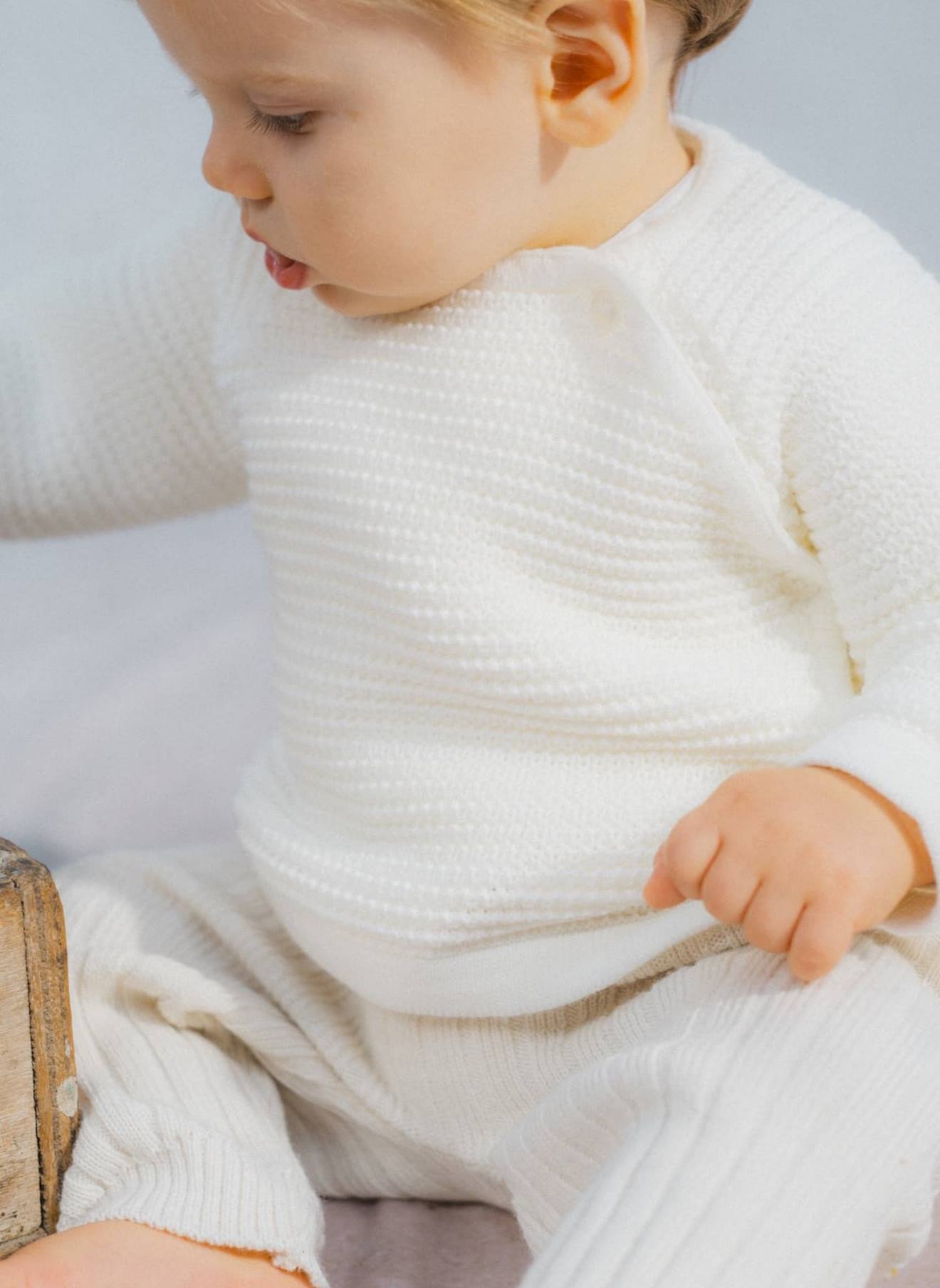 Brassière Vague Bébé Écru