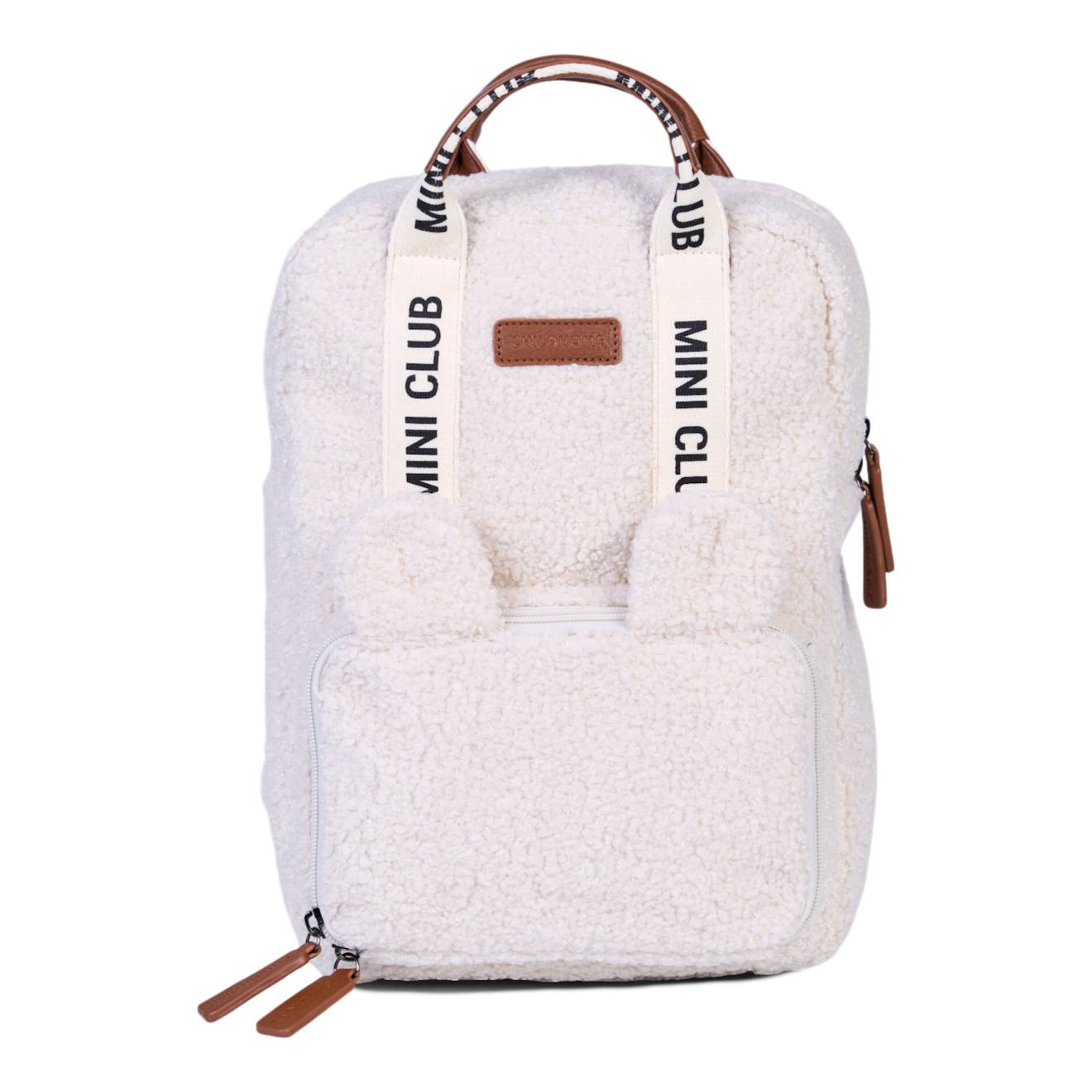 Sac À Dos Enfant Mini Club Signature Blanc Cassé