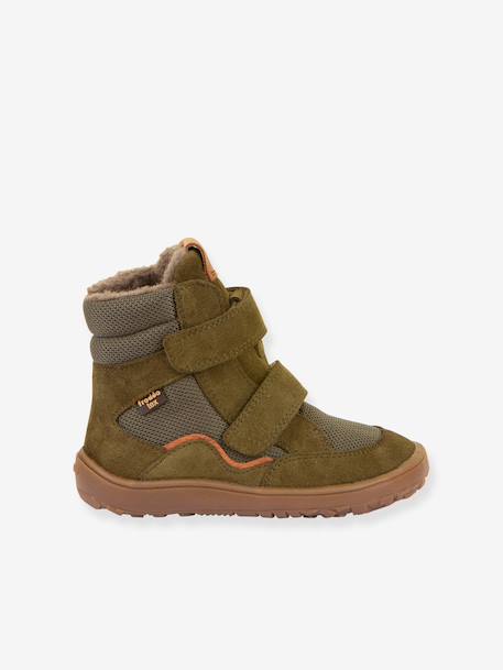 Bottes d'hiver pieds nus enfants BAREFOOT TEX WINTER Froddo bleu jean+bleu nuit+bordeaux+gris ardoise+lilas+noir+olive+violet 38 - vertbaudet enfant 