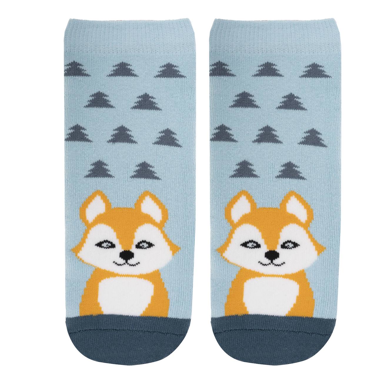 Chaussettes Antidérapantes Enfant Bleu 5/8 Ans Bleu