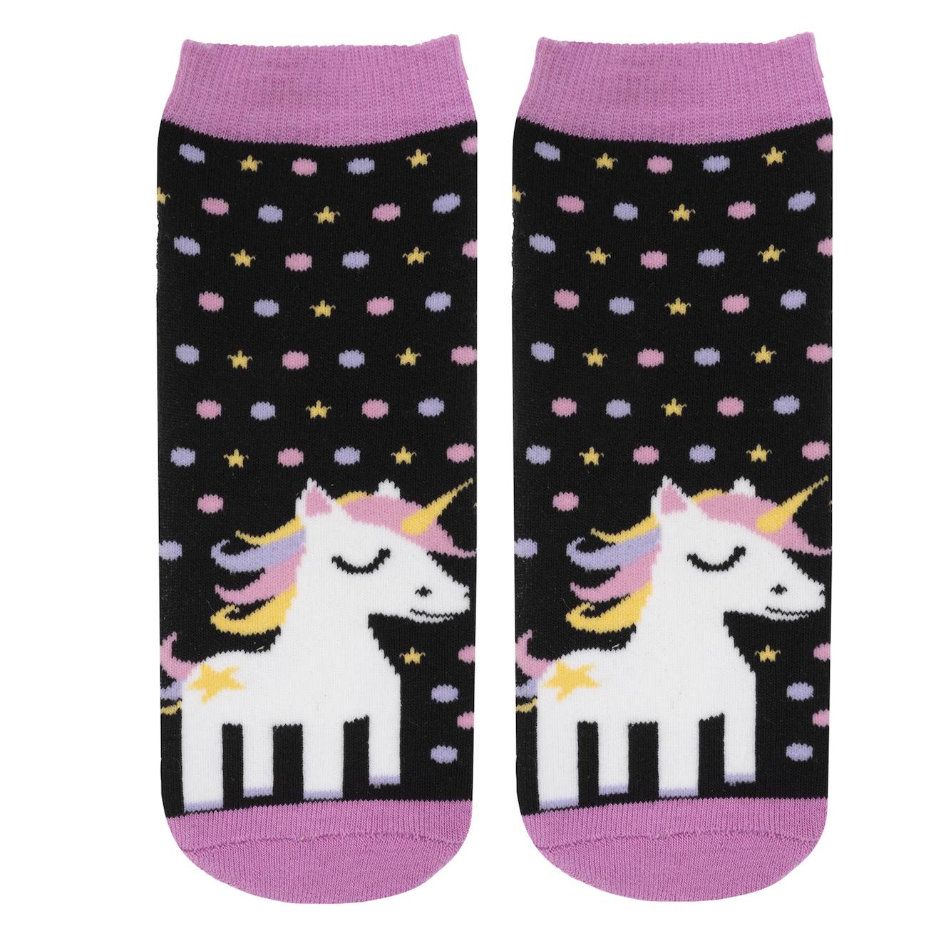 Chaussettes Antidérapantes Enfant Marine 5/8 Ans Marine