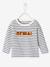 T-shirt bébé garçon message Oeko-Tex® bordeaux rayé+encre rayé+sauge rayé 4 - vertbaudet enfant 