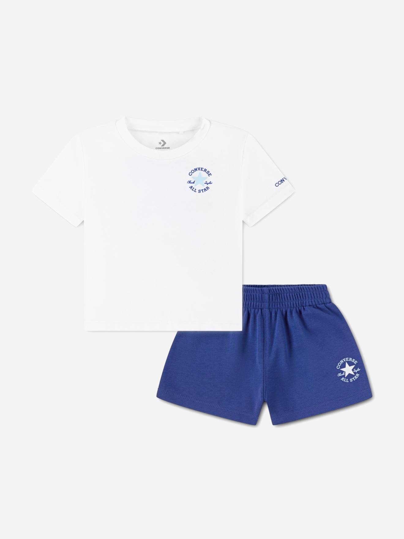 Ensemble 2 Pièces Blanc / Bleu
