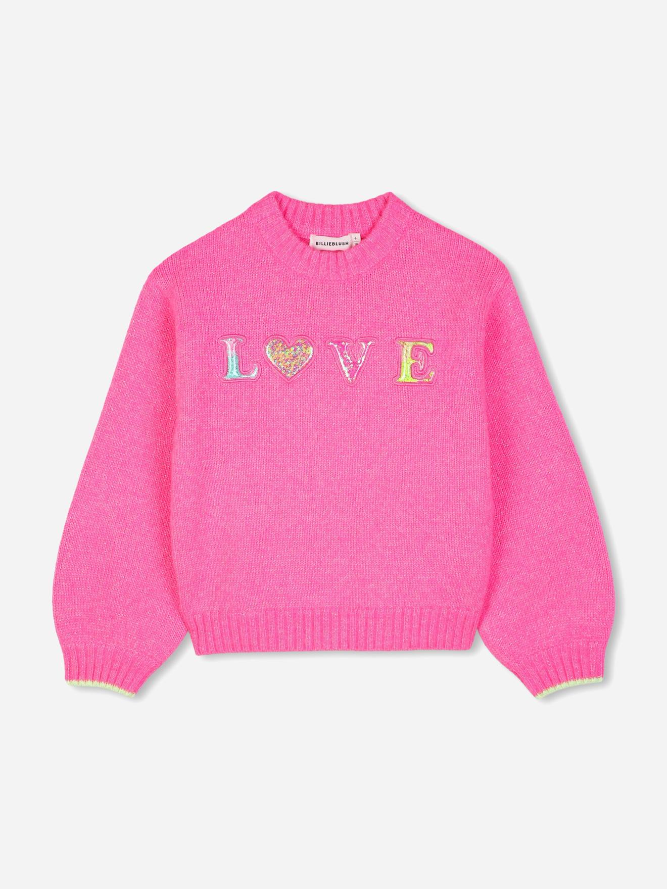 Pull Col Rond Rose Flash Pull Col Rond Rose Flash