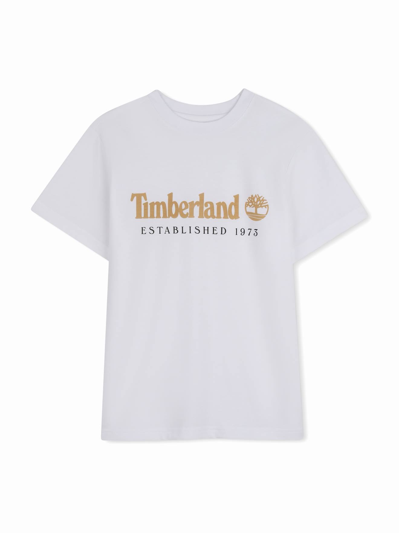 T-shirt Garçon À Manches Courtes Blanc