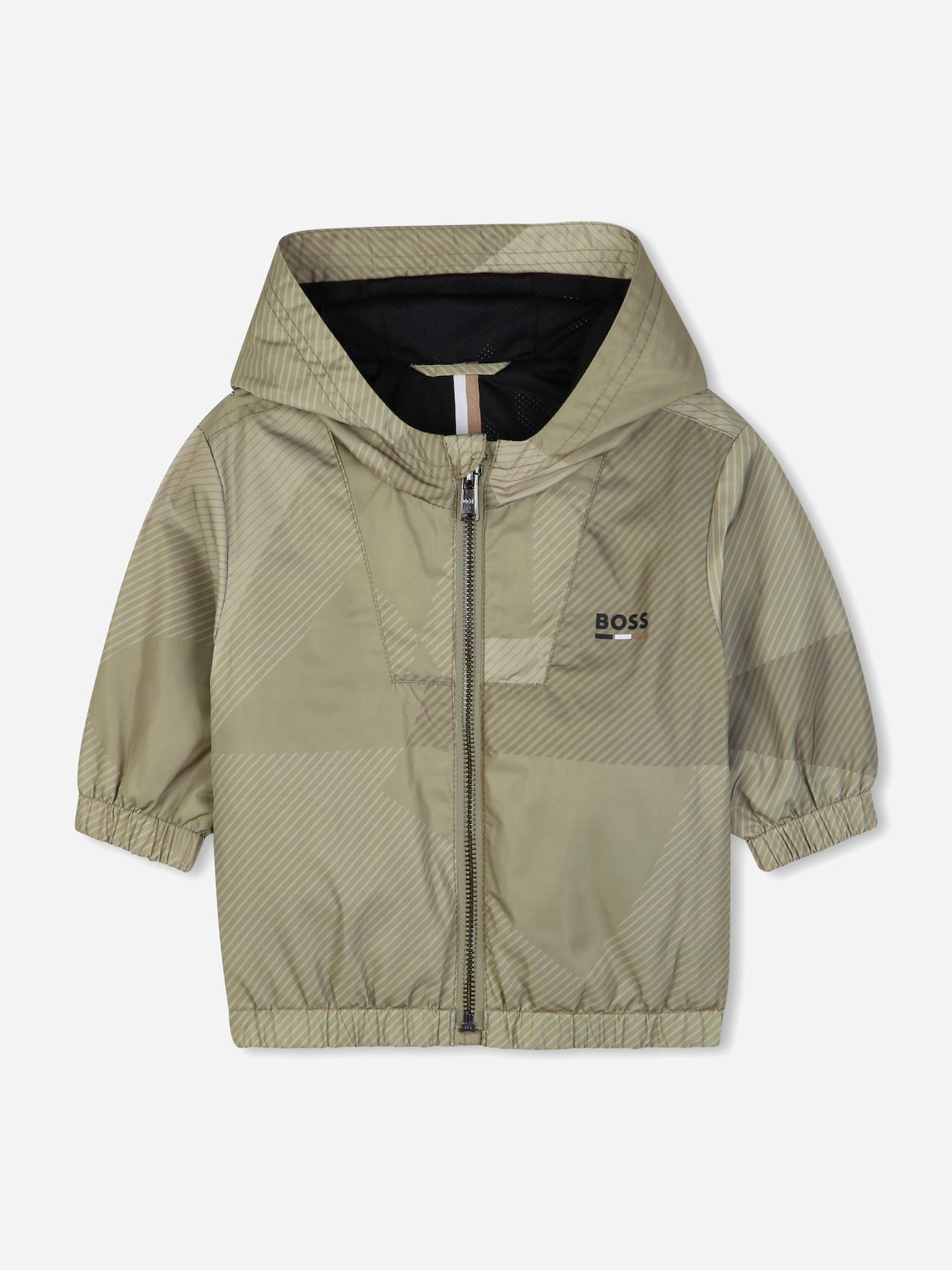 Blouson Garçon À Zip Kaki
