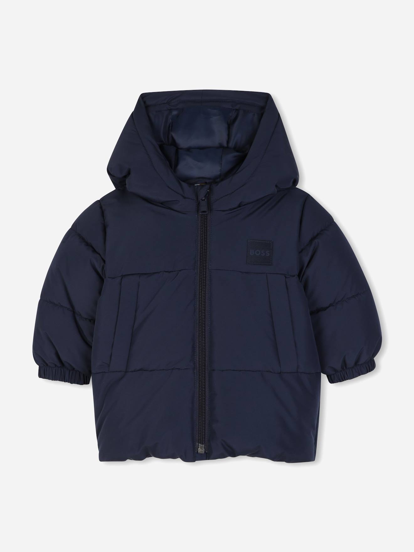 Blouson Garçon À Capuche Bleu Foncé Blouson Garçon À Capuche Bleu Foncé