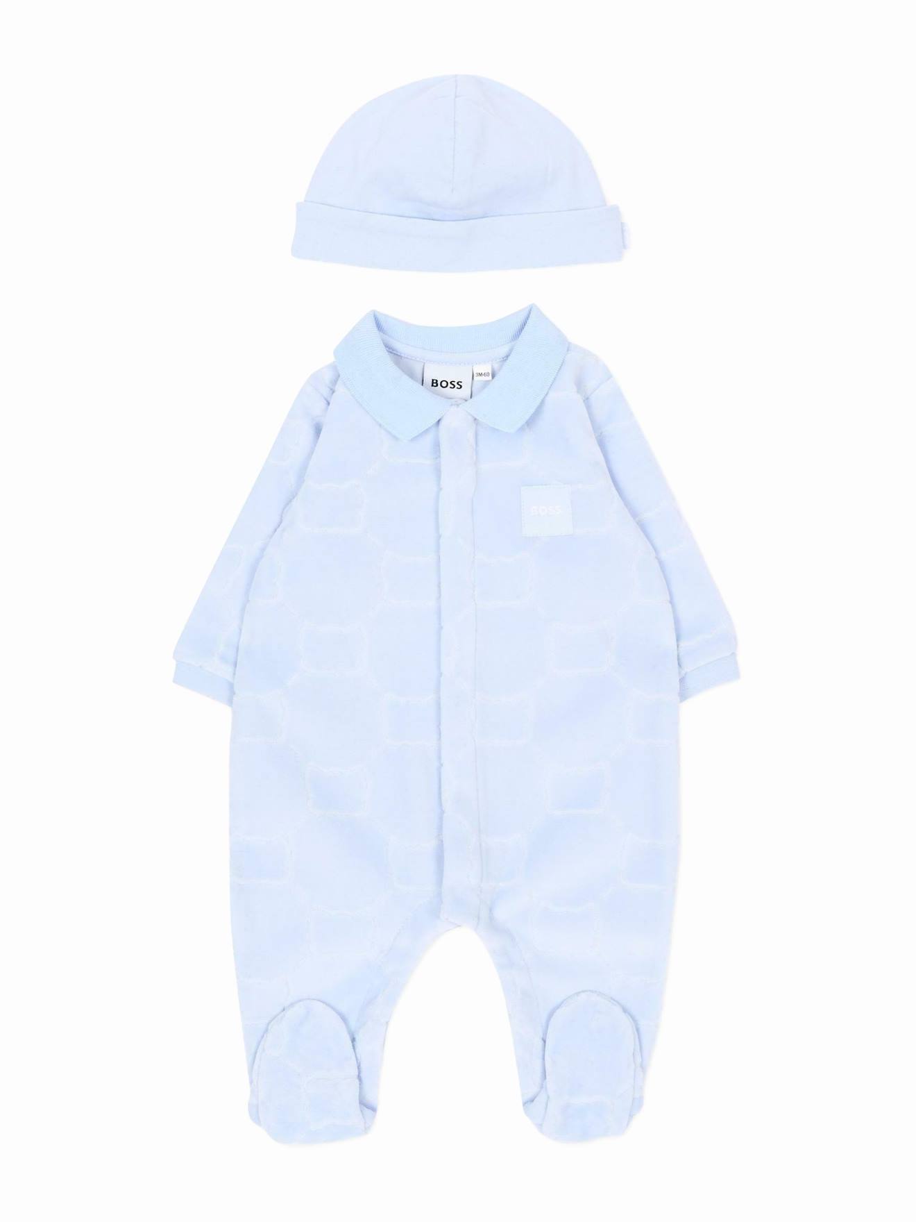 Combinaison Garçon Avec Bonnet Bleu Ciel Combinaison Garçon Avec Bonnet Bleu Ciel