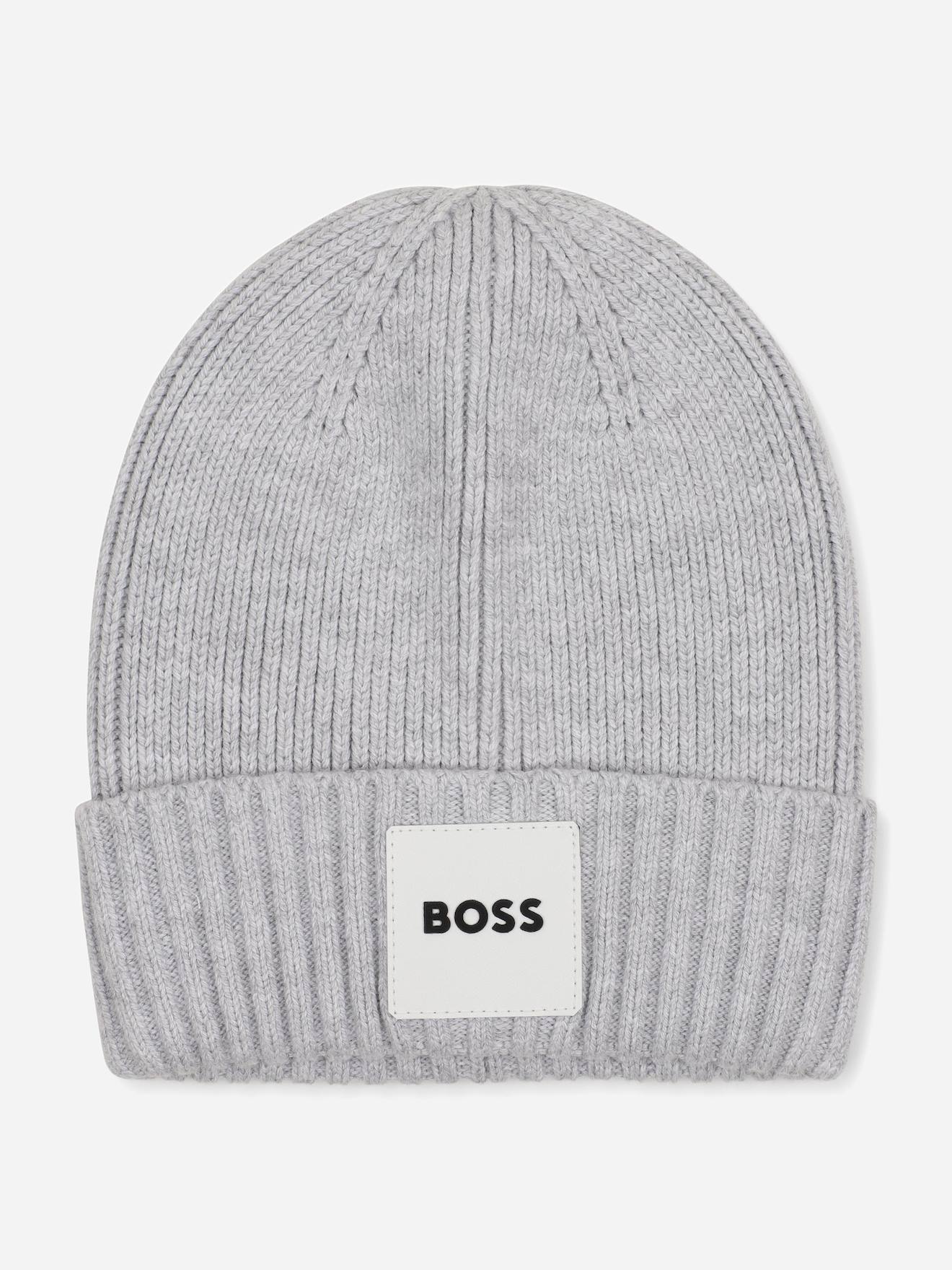 Bonnet En Maille Gris