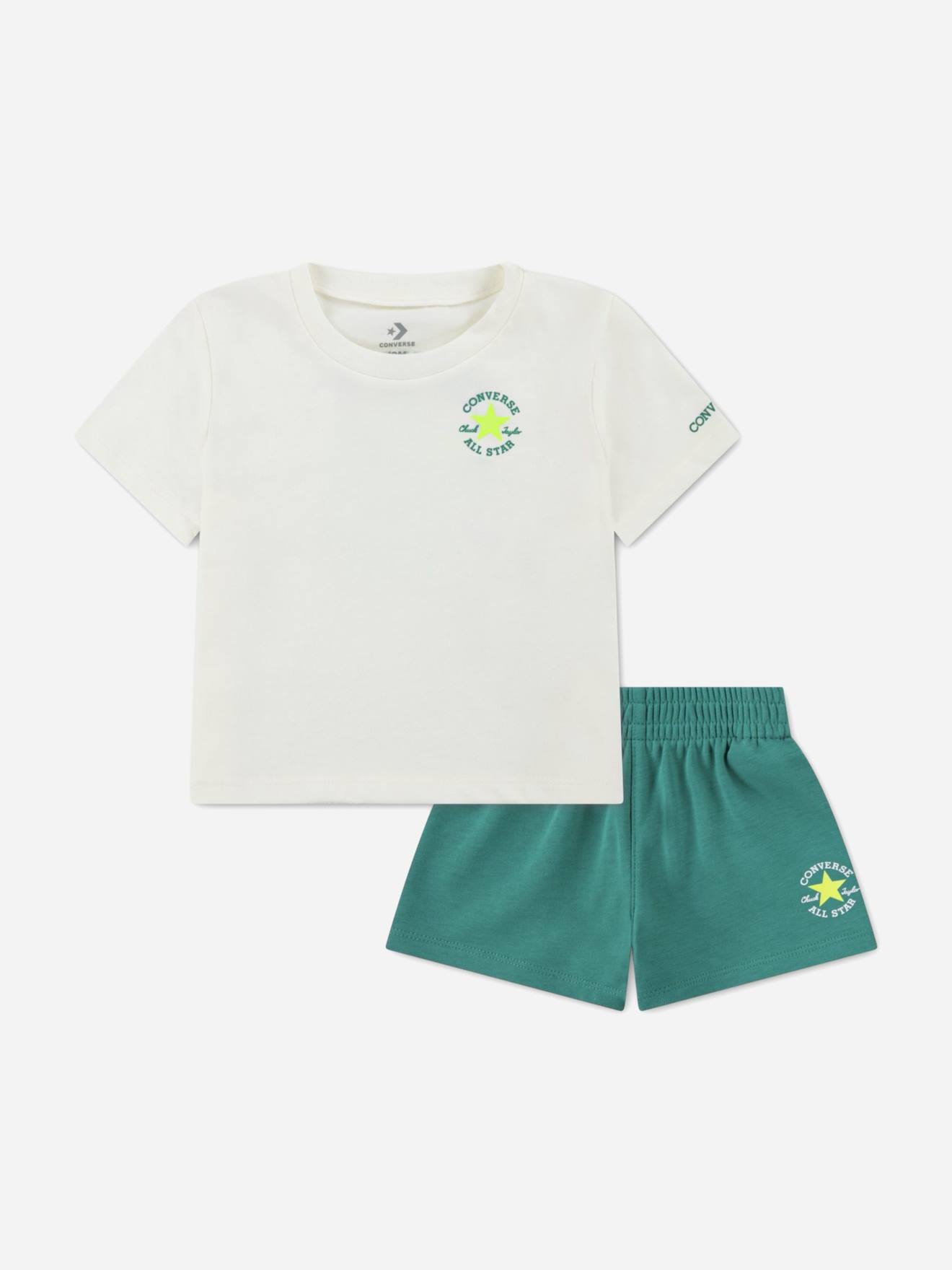 Ensemble 2 Pièces Blanc / Vert