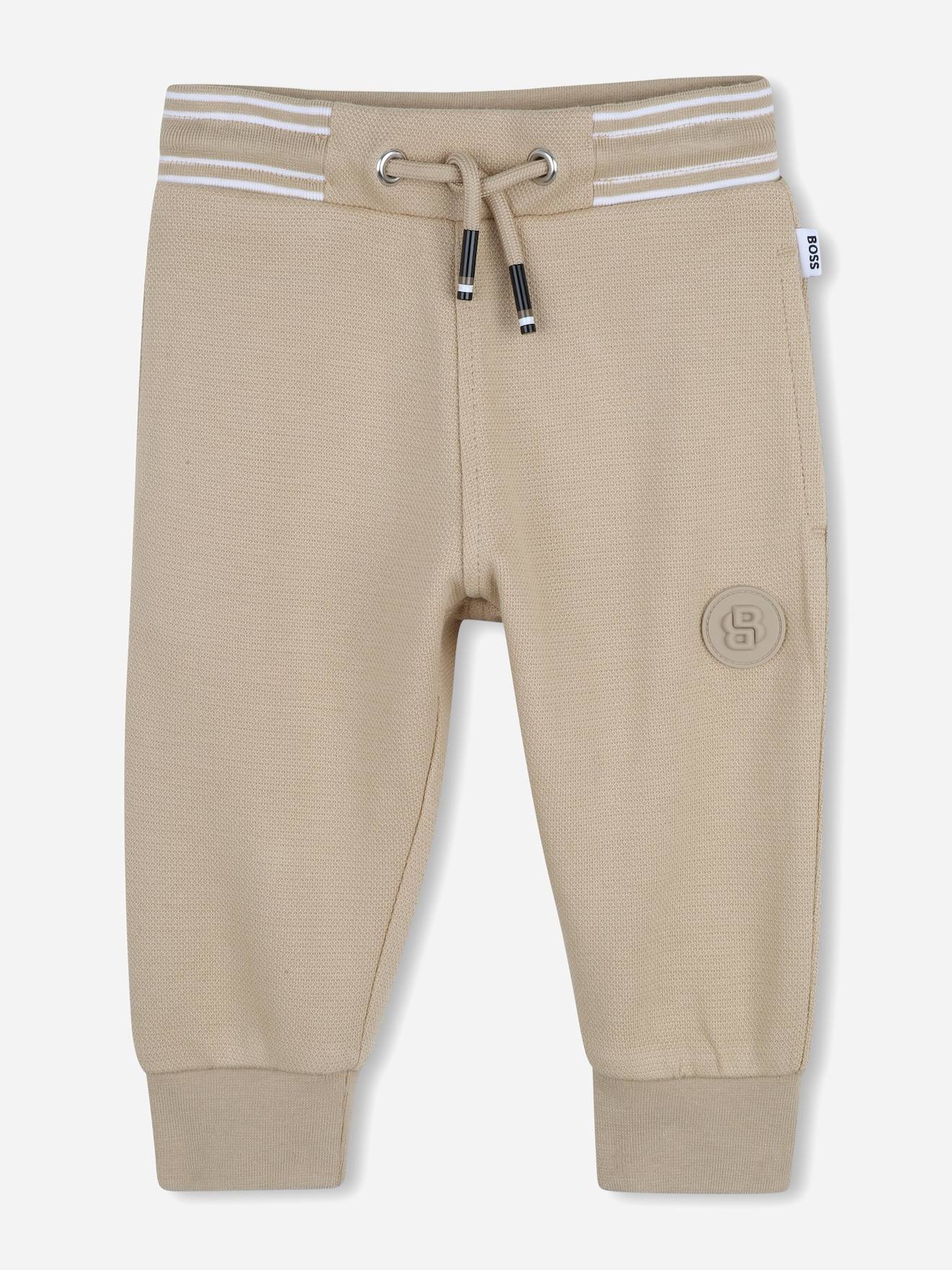 Jogging Garçon Taille Élastique Beige