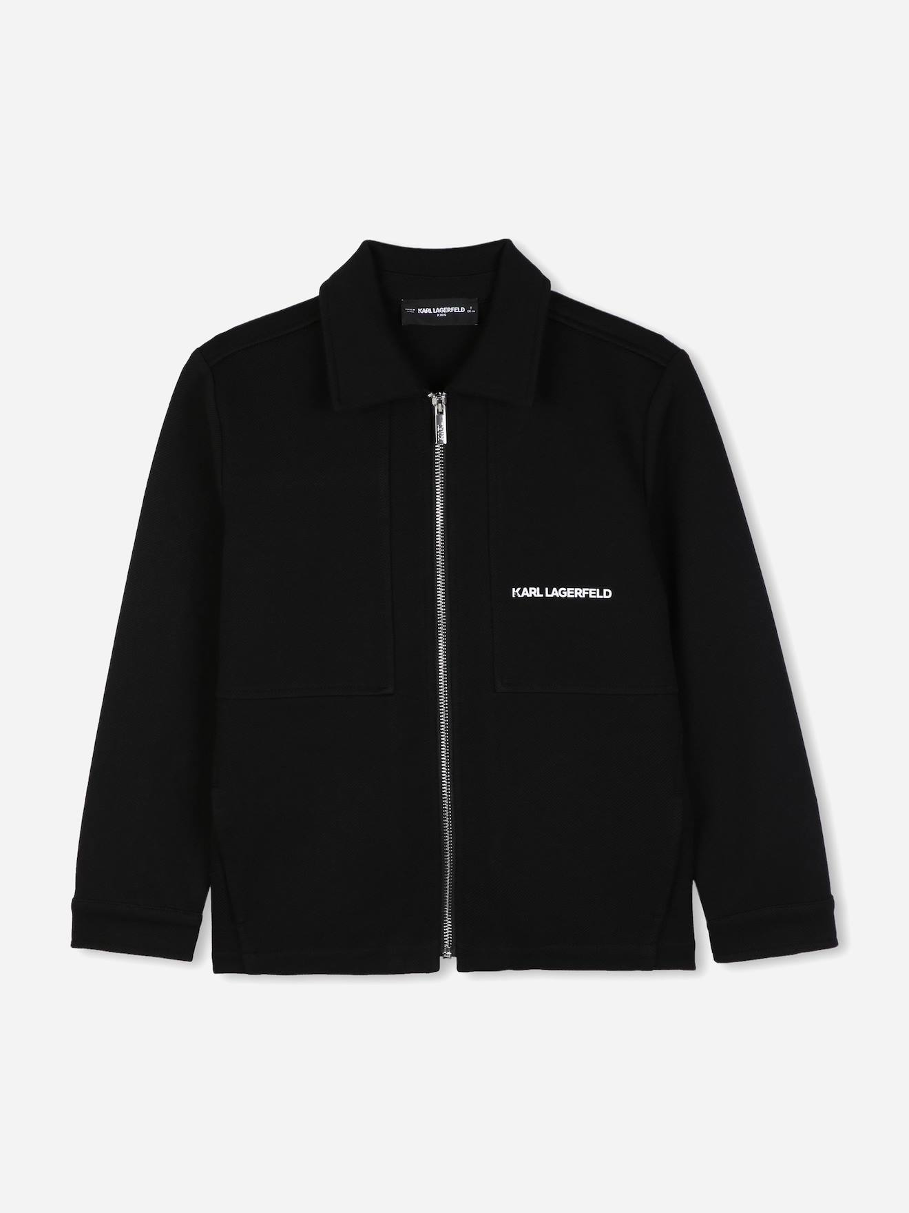 Gilet Garçon À Zip Noir Gilet Garçon À Zip Noir